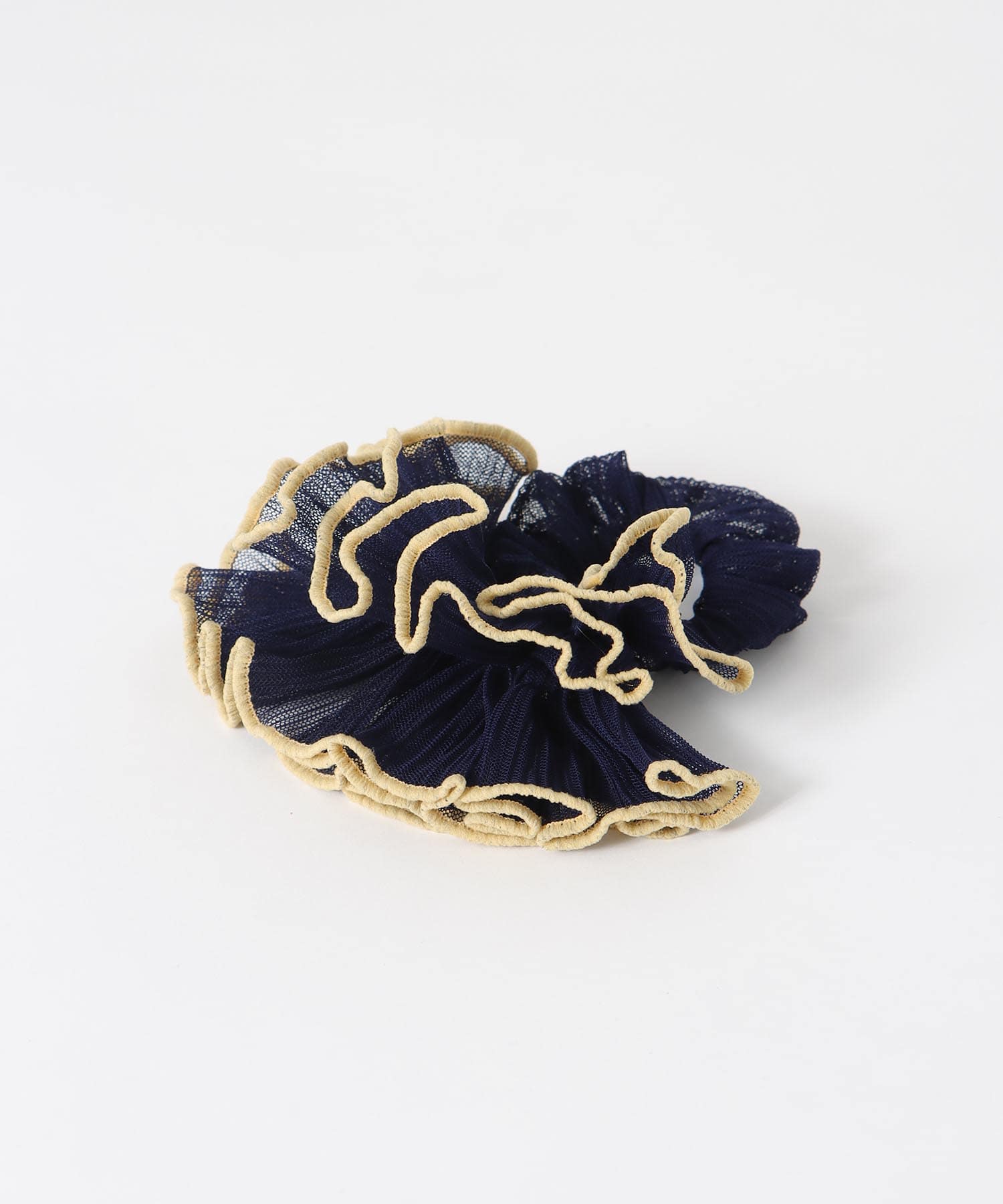 チュールパイピングハーフシュシュ