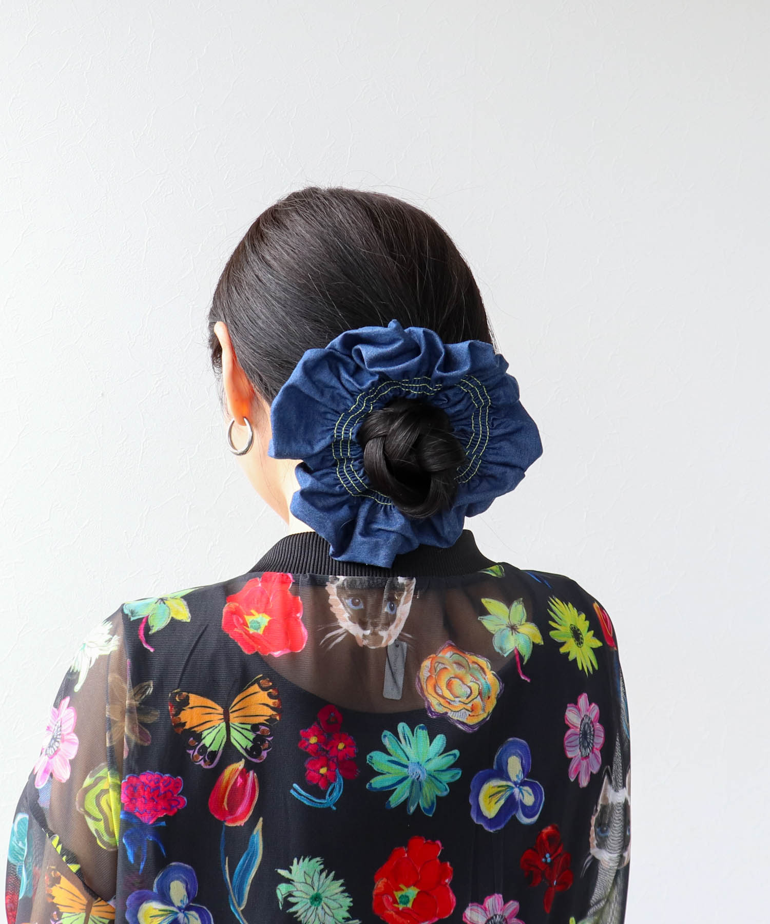 デニムステッチシュシュ