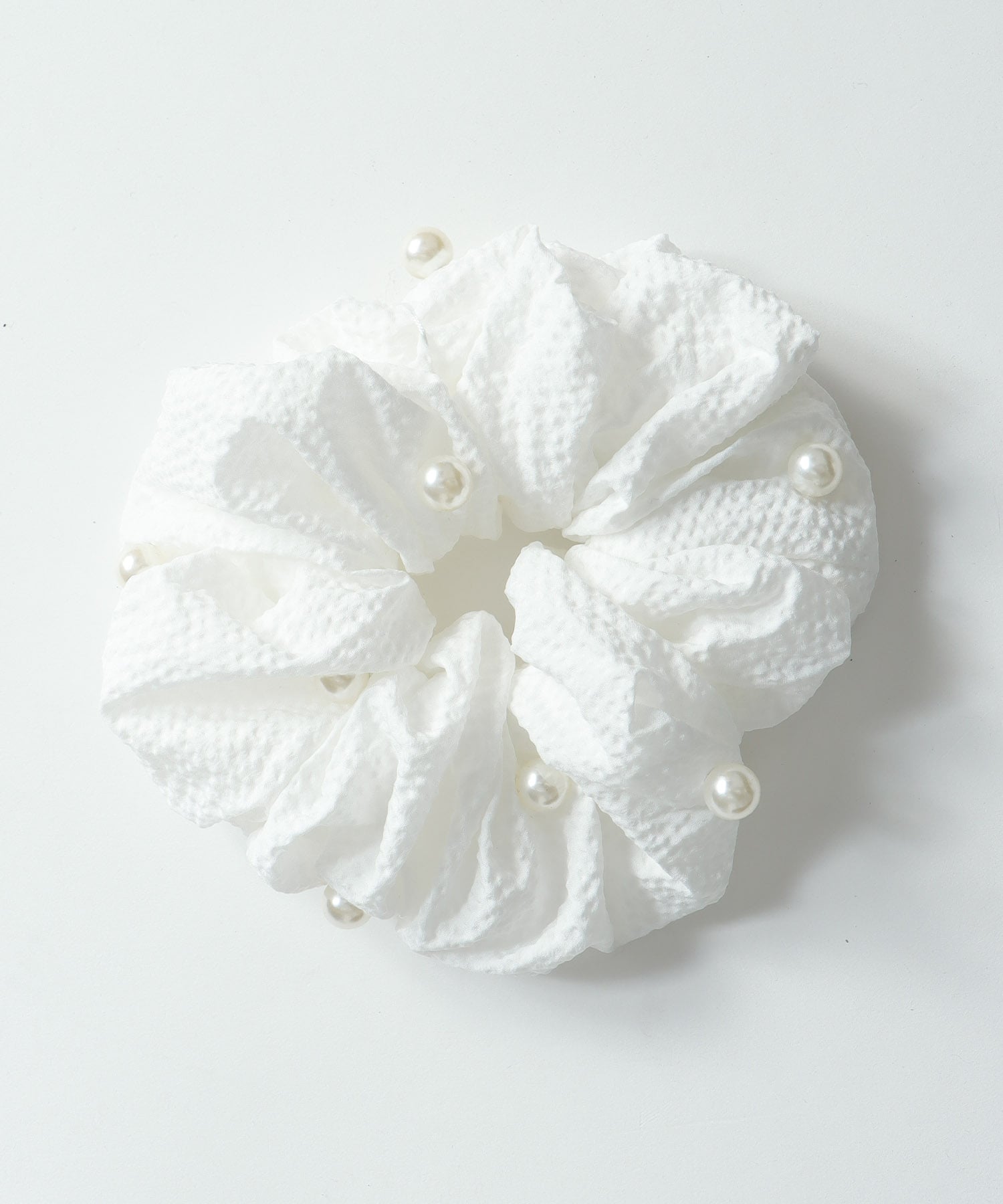 エンボスギンガムパールシュシュ