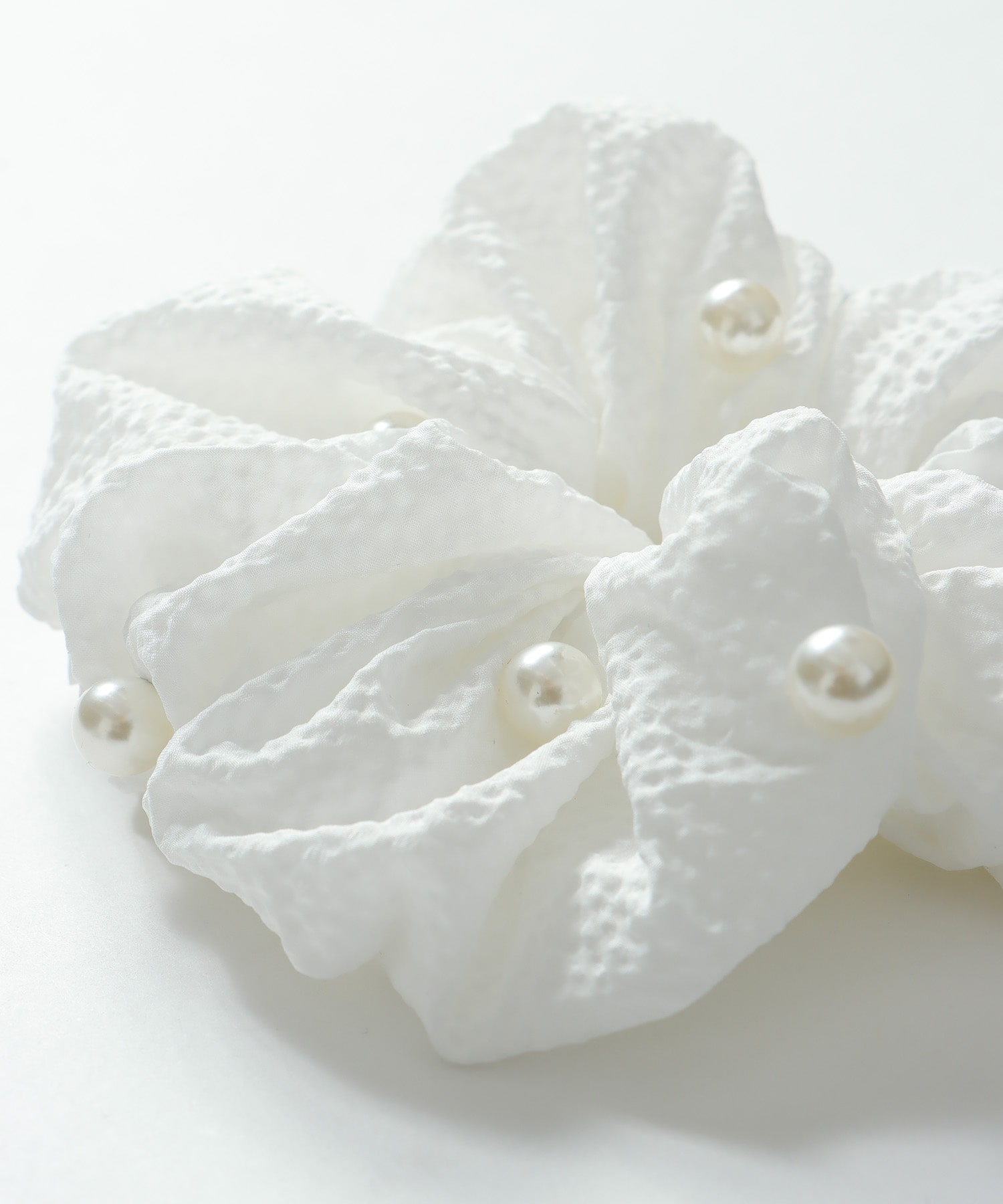 エンボスギンガムパールシュシュ