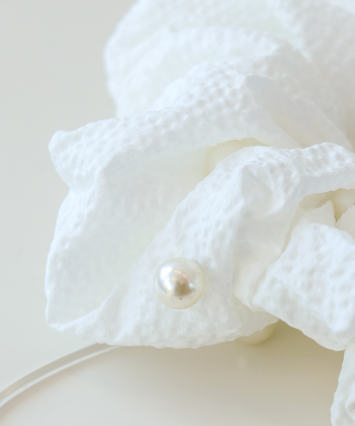 エンボスギンガムパールシュシュ