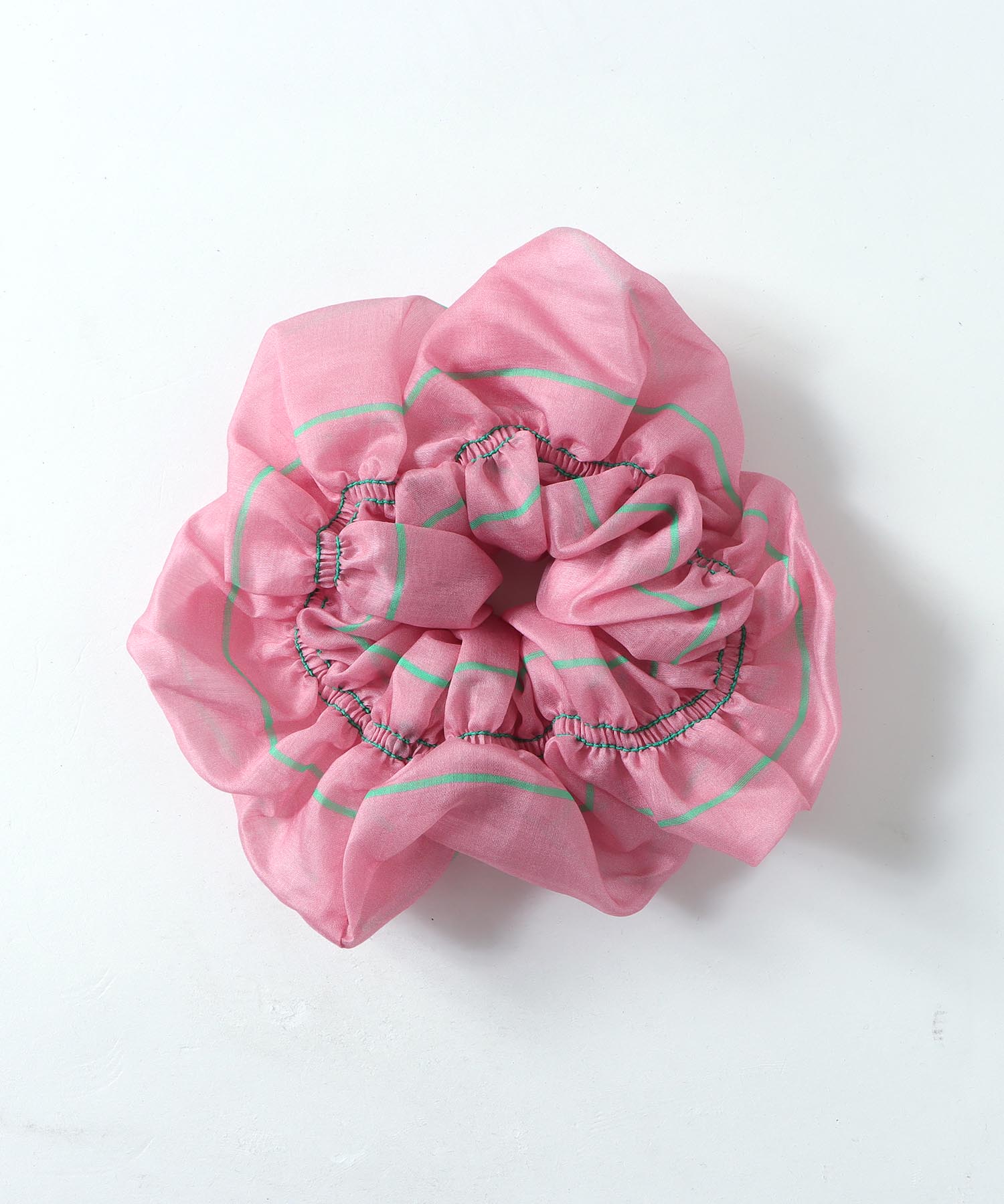 ボーダーステッチシュシュ