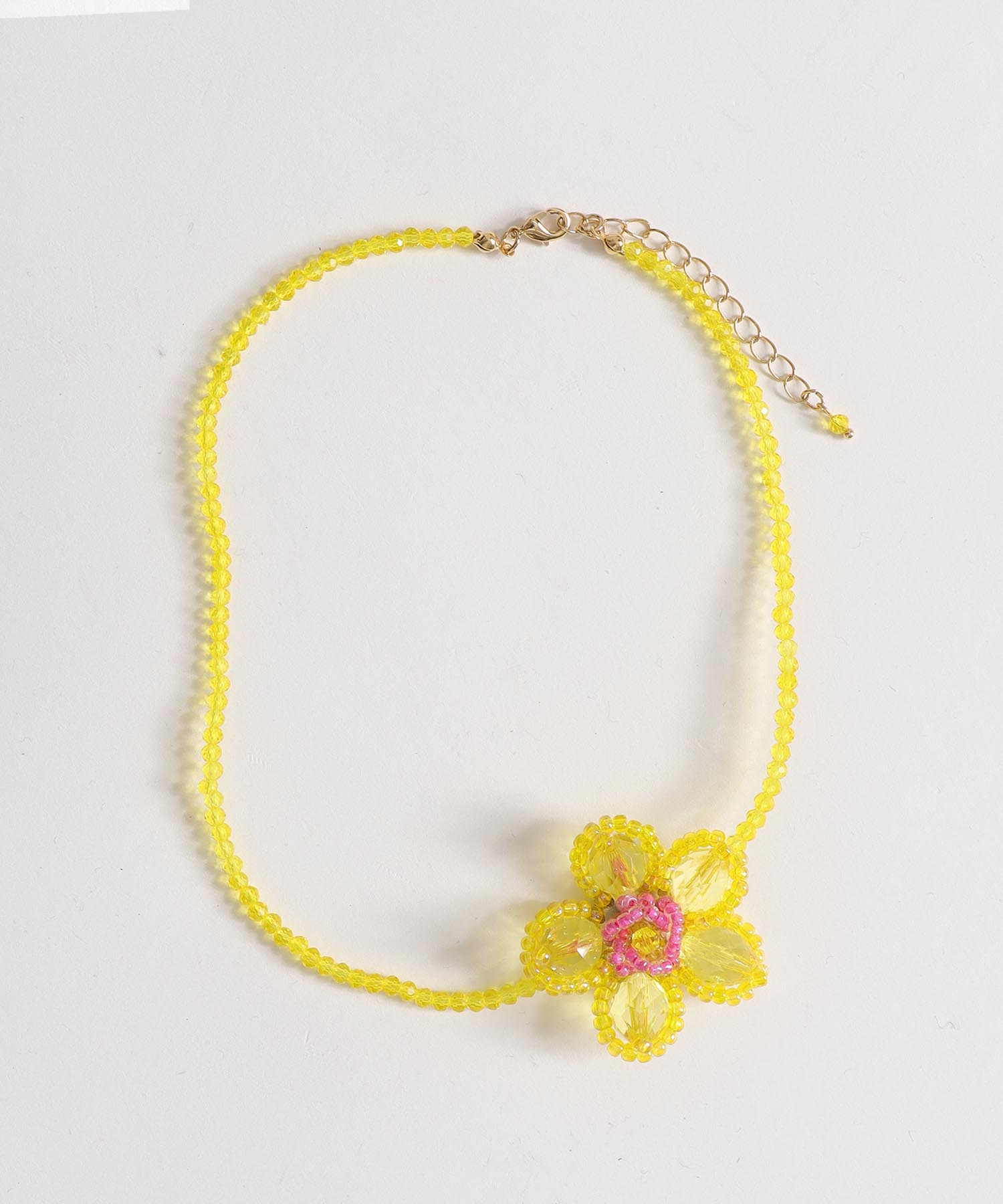 フラワービーズチョーカー