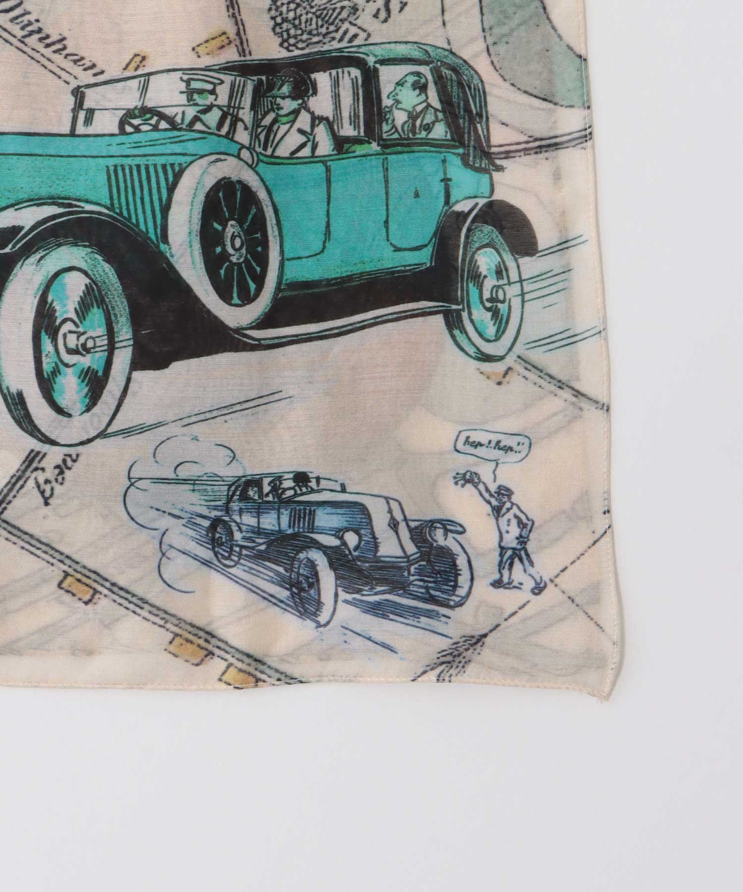 気球柄プリントショール