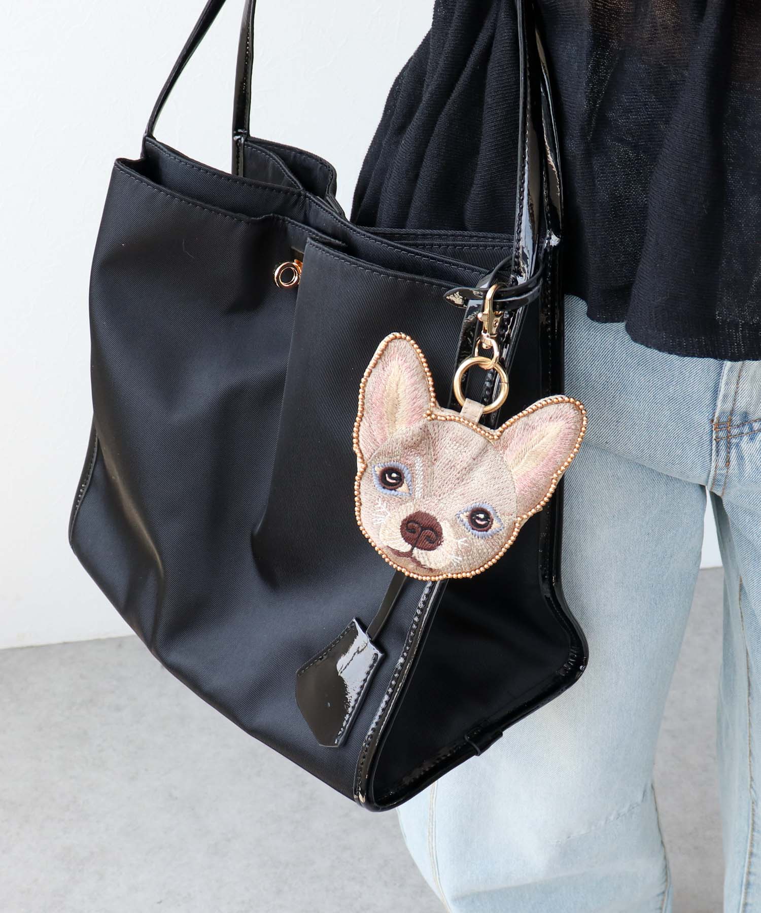 ドック刺繍キーポーチⅡ
