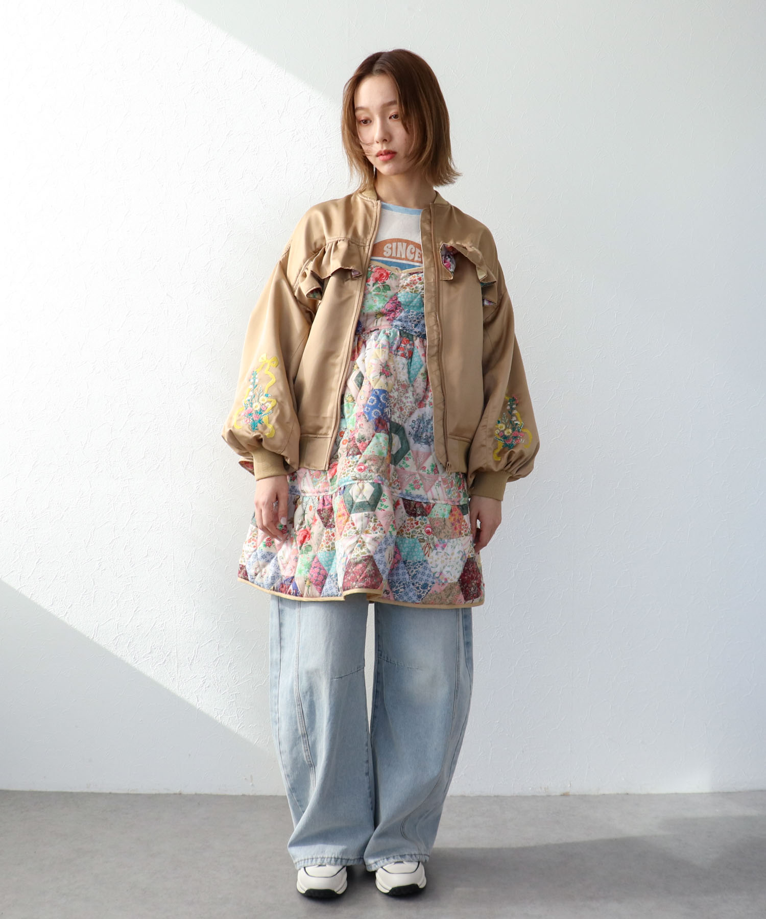 ＜一部店舗・WEB限定＞【tamaoworld】Crafting Cats Frill jacket