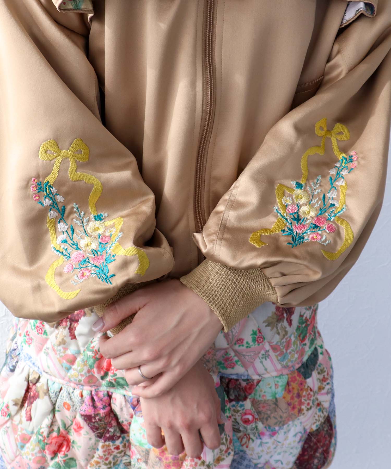 ＜一部店舗・WEB限定＞【tamaoworld】Crafting Cats Frill jacket