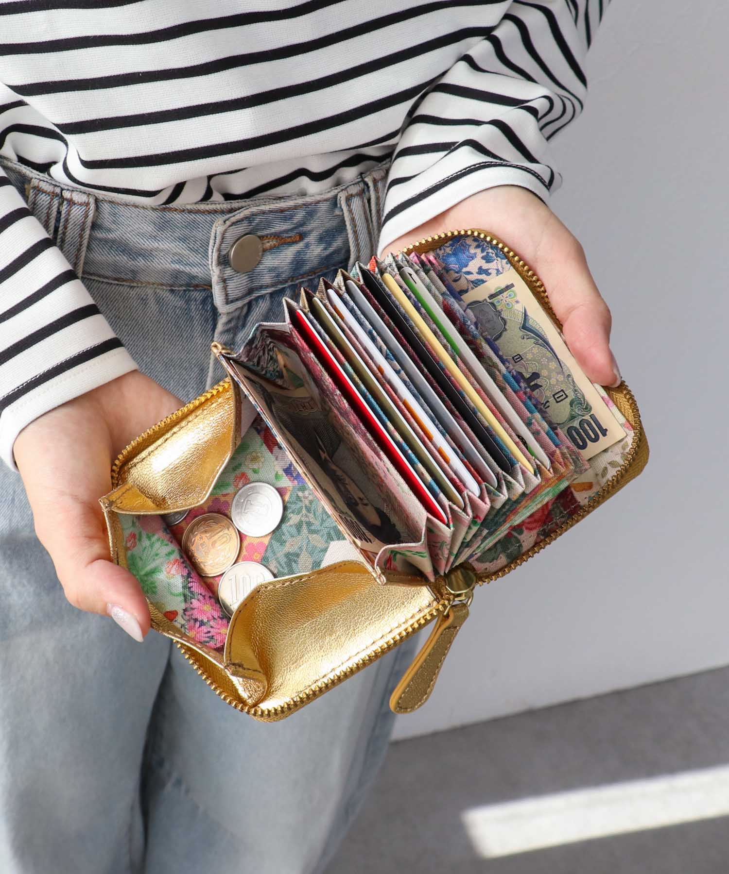 ＜WEB限定＞【tamaoworld】tamao Asccordion mini wallet