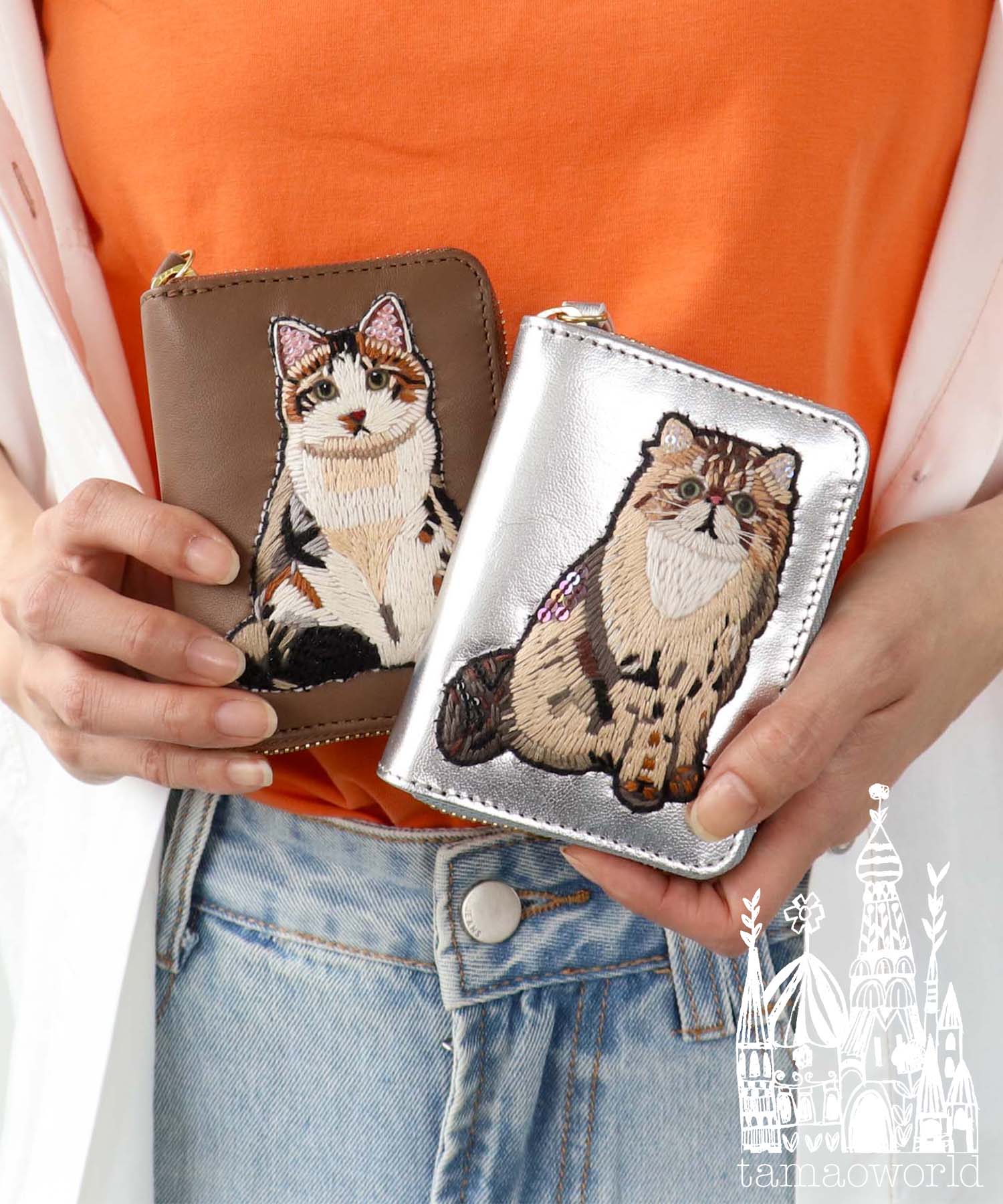 《NEWカラー登場》＜一部店舗・WEB限定＞【tamaoworld】tamao Asccordion mini wallet