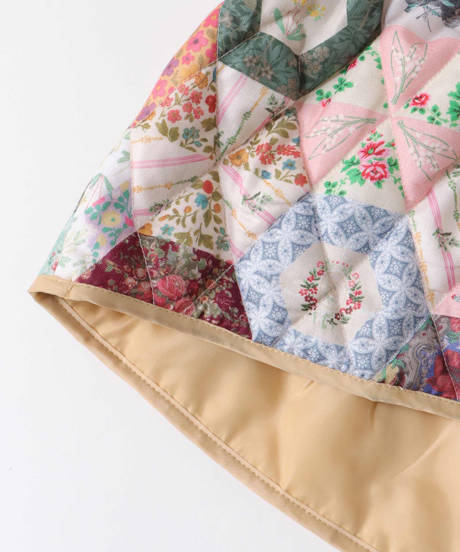 ＜WEB限定＞【tamaoworld】Patchwork Print One piece