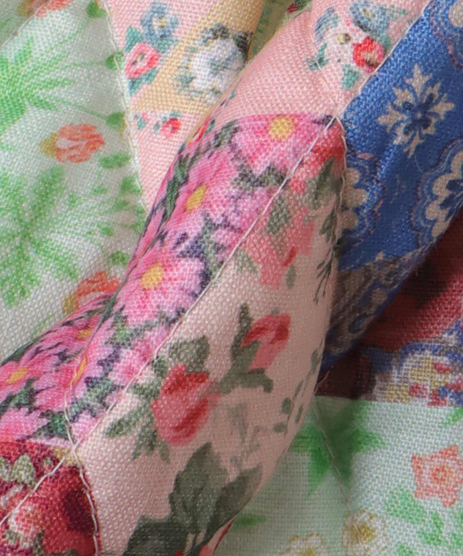 ＜WEB限定＞【tamaoworld】Patchwork Print One piece