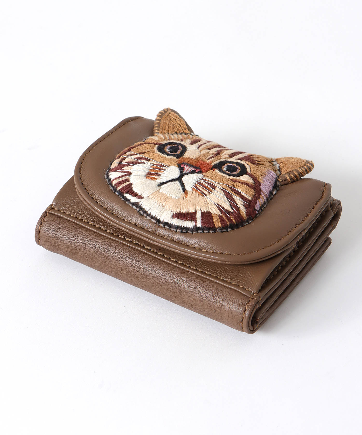 ＜一部店舗・WEB限定＞【tamaoworld】Leather mini catwallet