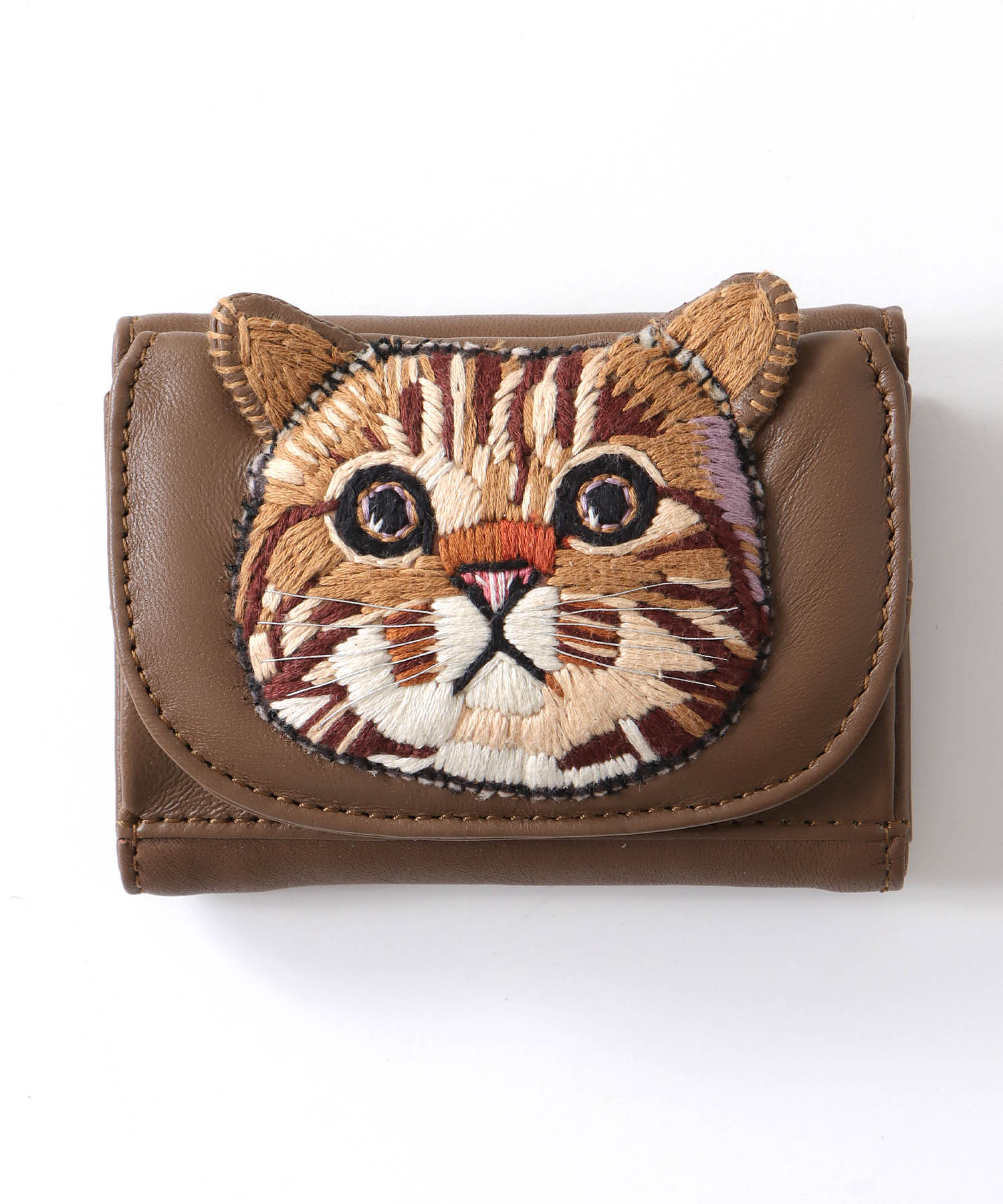 ＜一部店舗・WEB限定＞【tamaoworld】Leather mini catwallet
