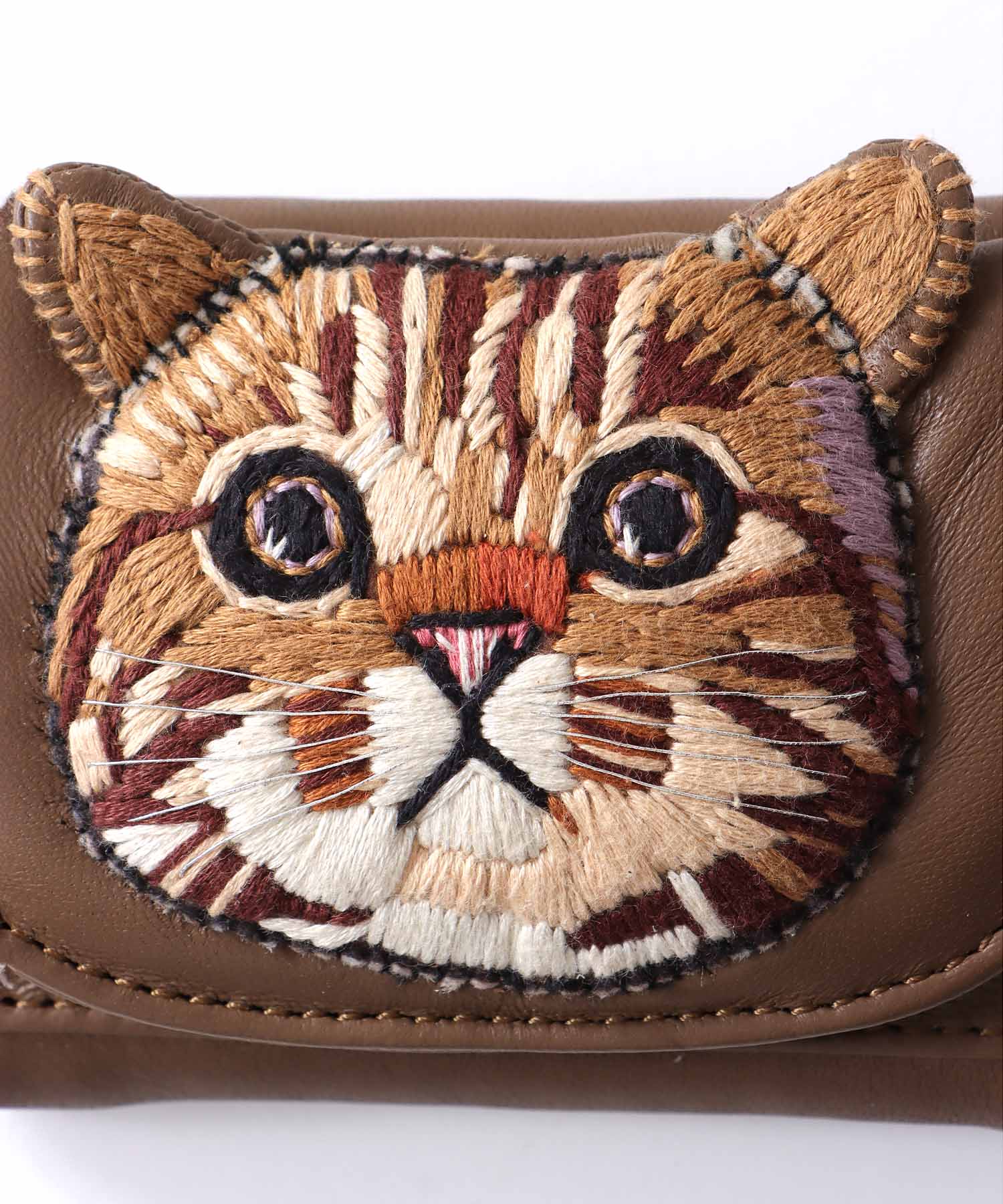 ＜一部店舗・WEB限定＞【tamaoworld】Leather mini catwallet