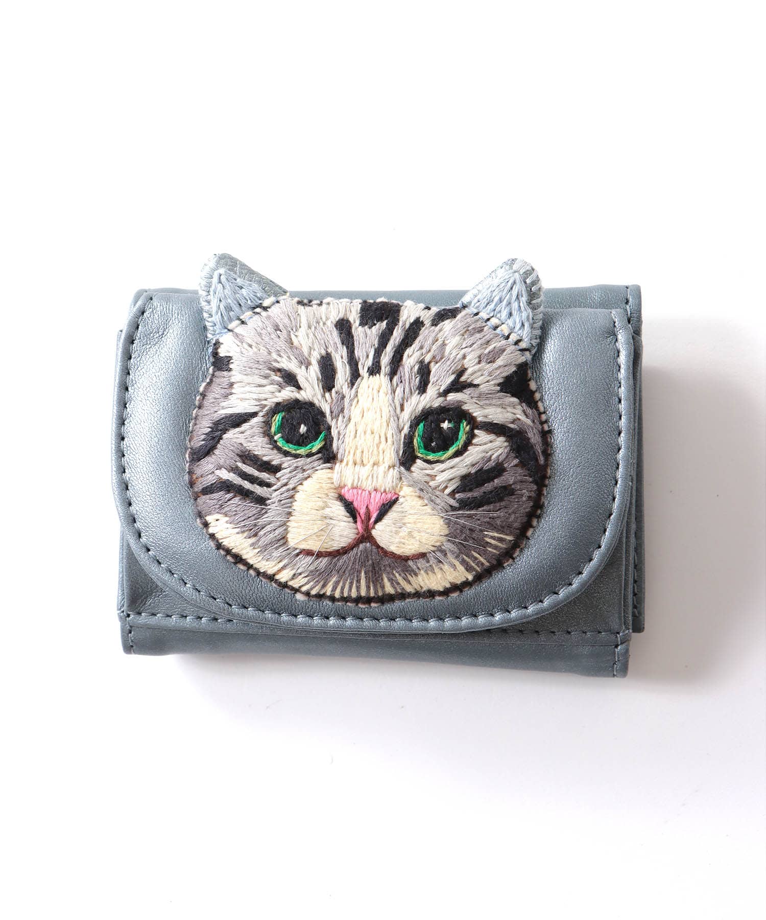 ＜一部店舗・WEB限定＞【tamaoworld】Leather mini catwallet