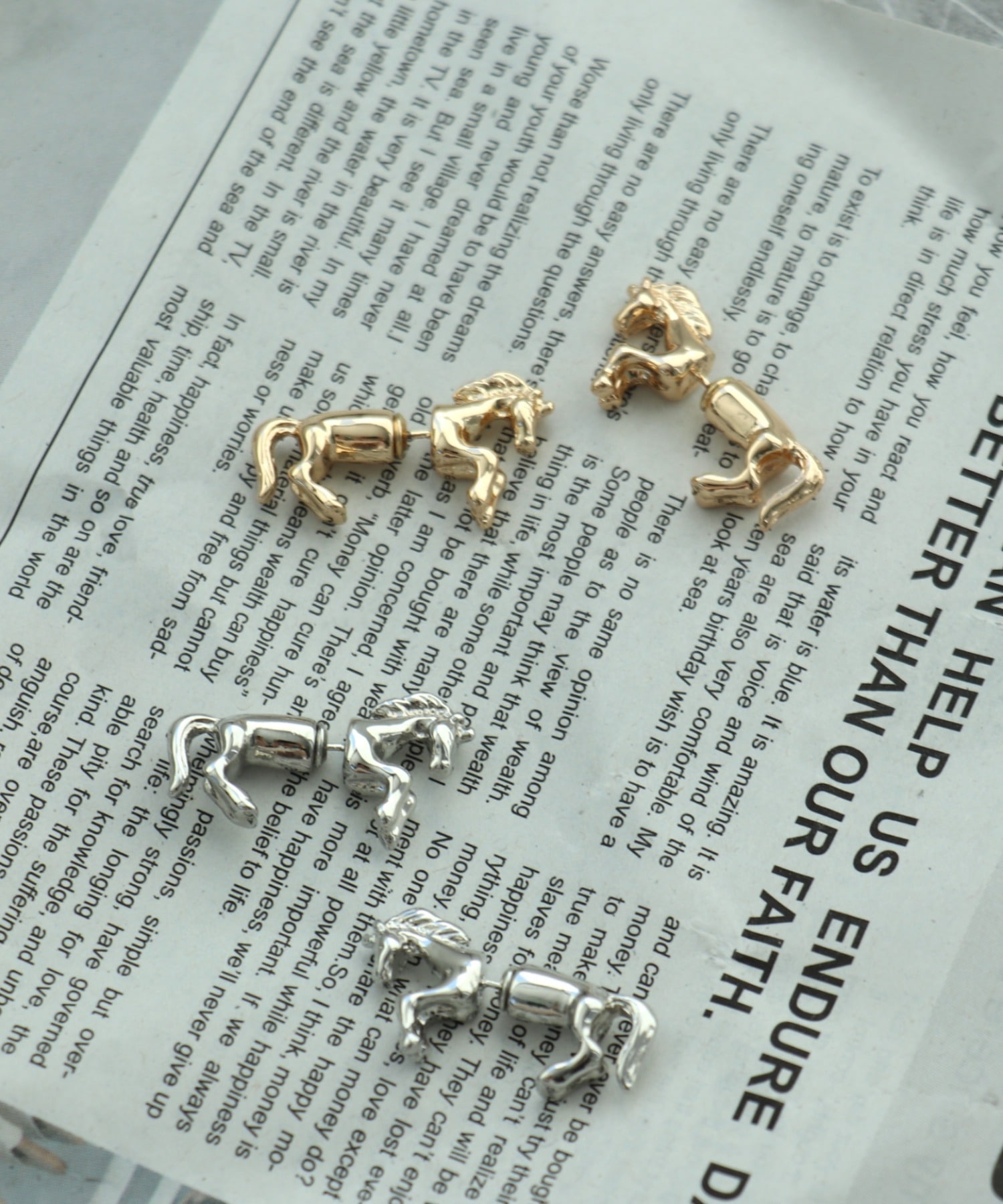 ホースキャッチピアス