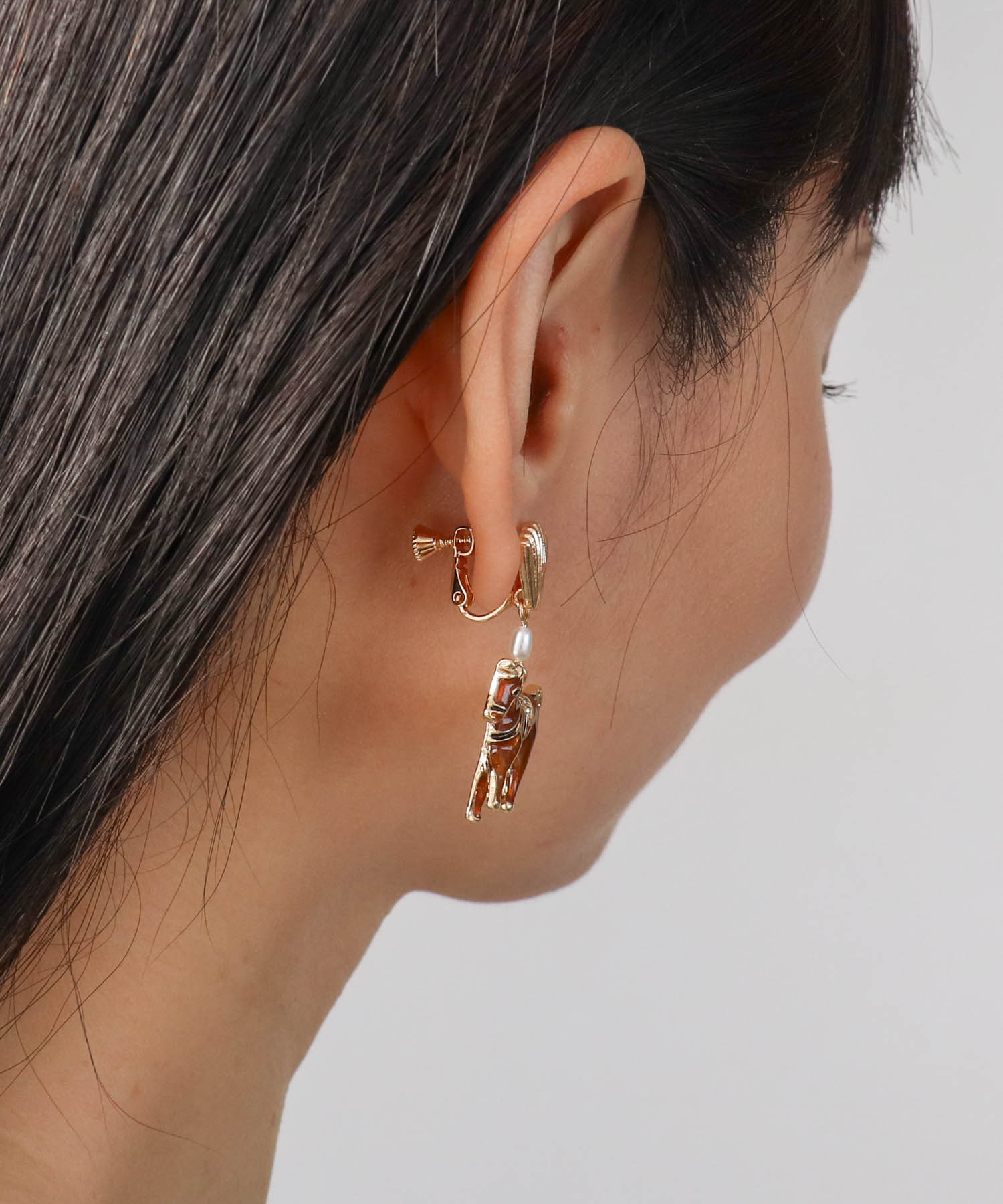 エポ馬イヤリング