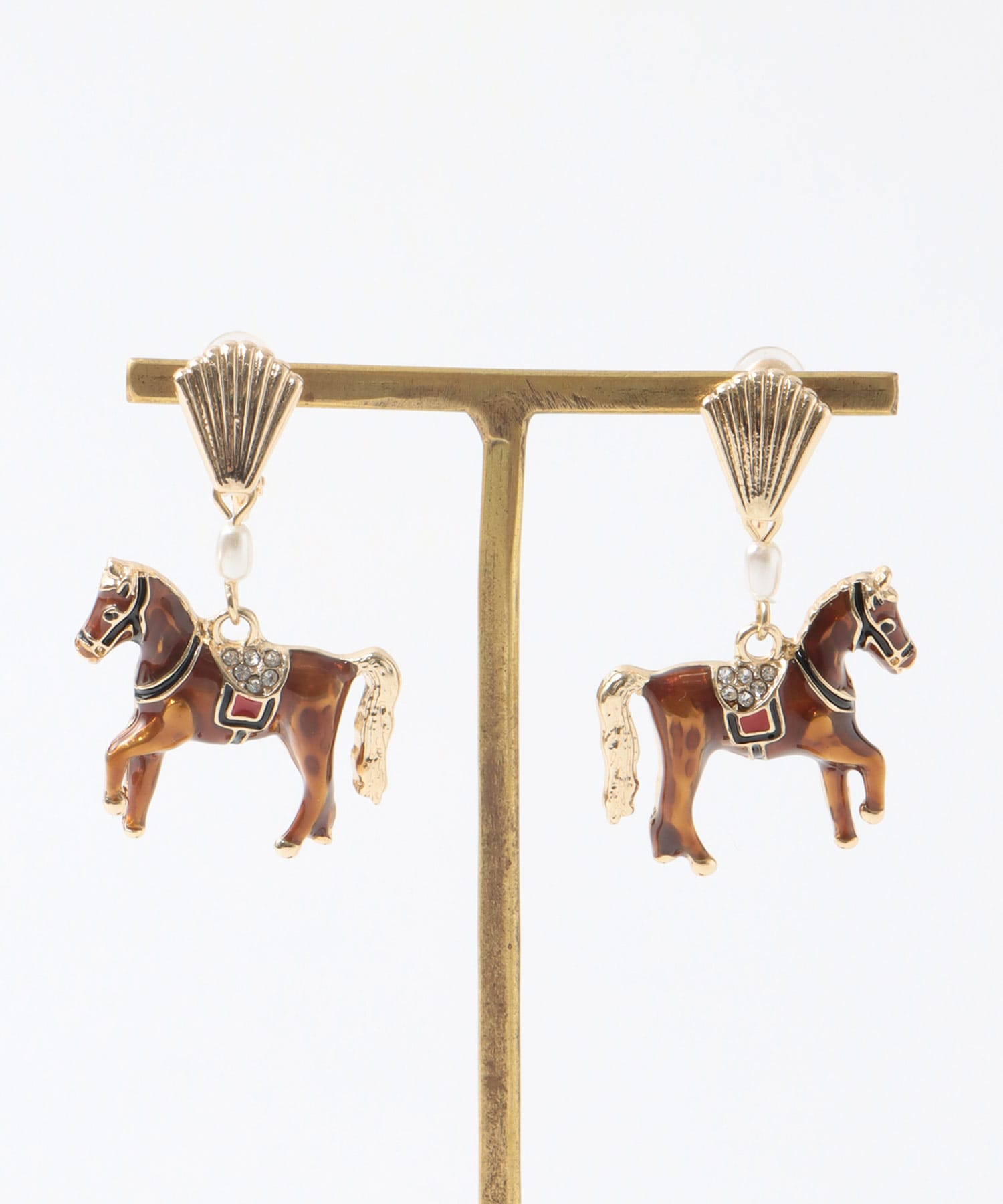 エポ馬イヤリング