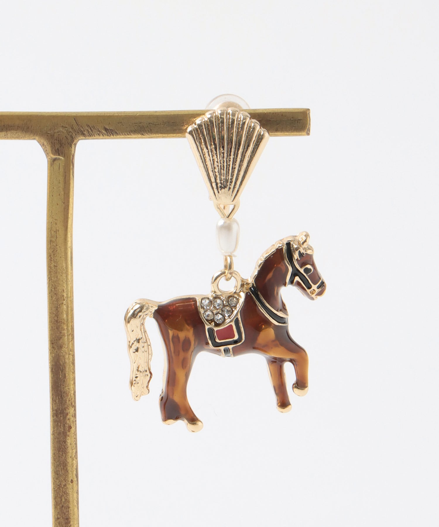 エポ馬イヤリング