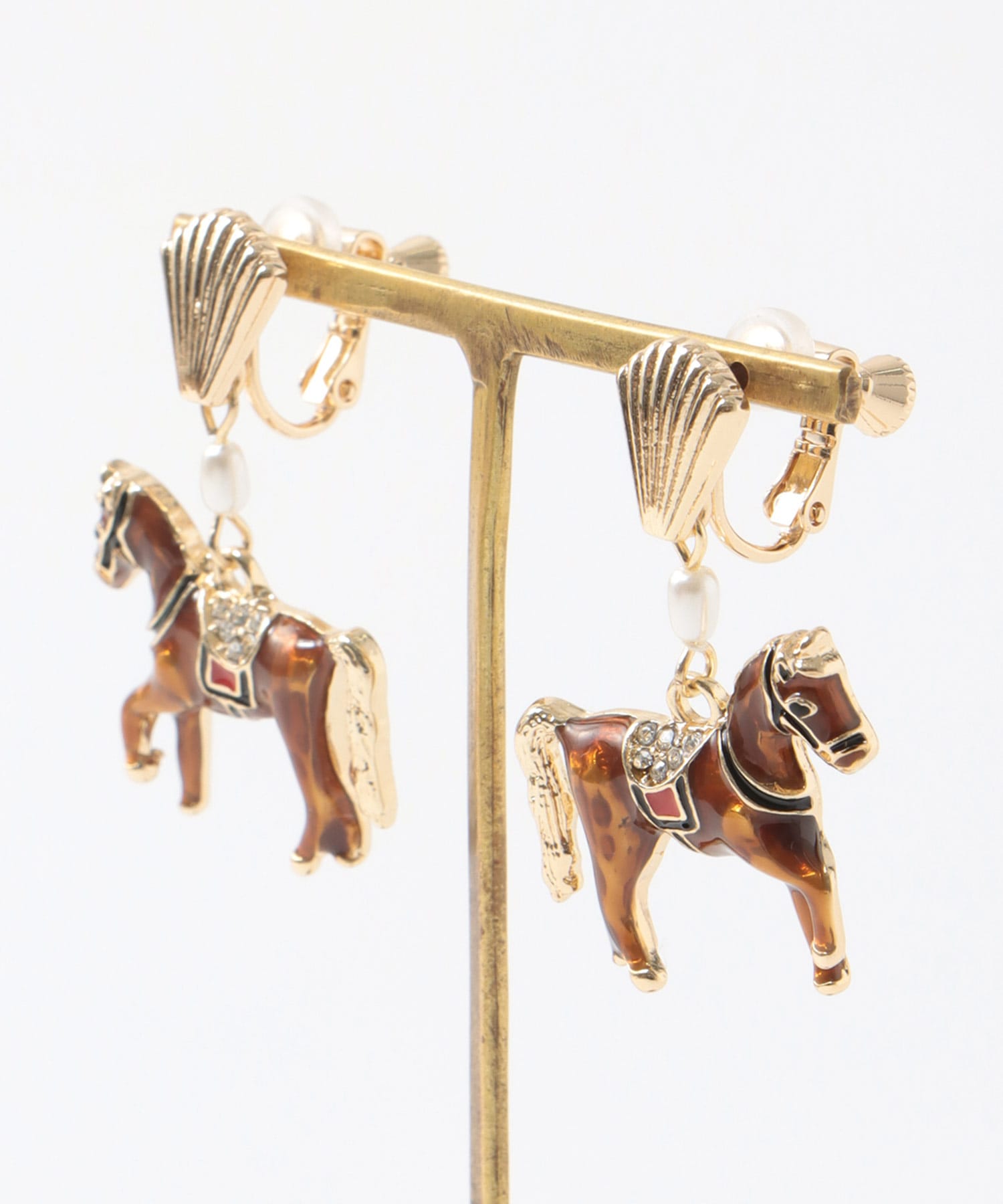 エポ馬イヤリング