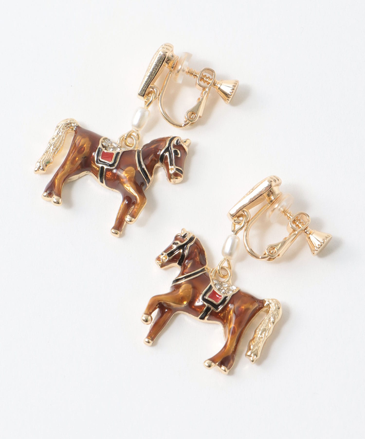 エポ馬イヤリング