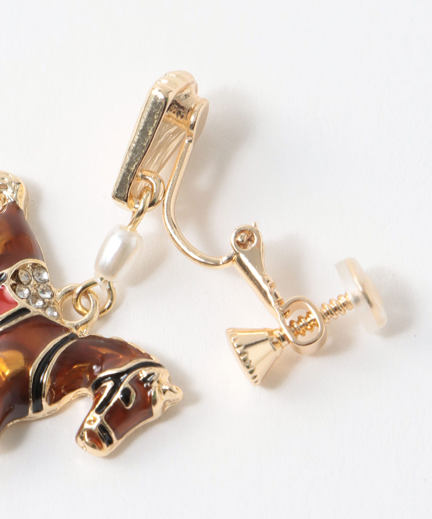 エポ馬イヤリング