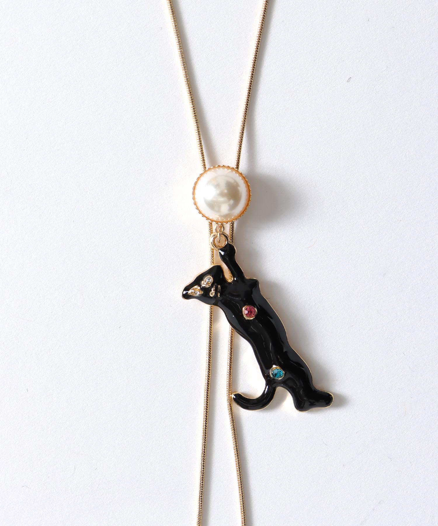 エポ猫スライドネックレス