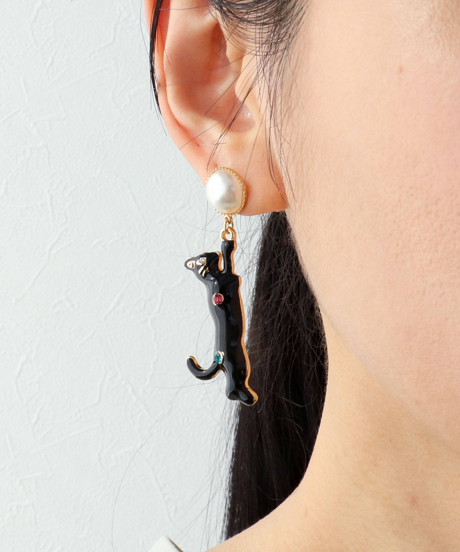 エポ猫アシメピアス