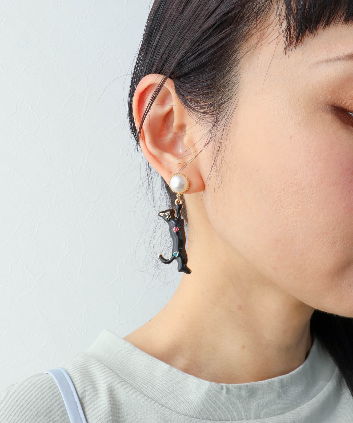 エポ猫アシメピアス