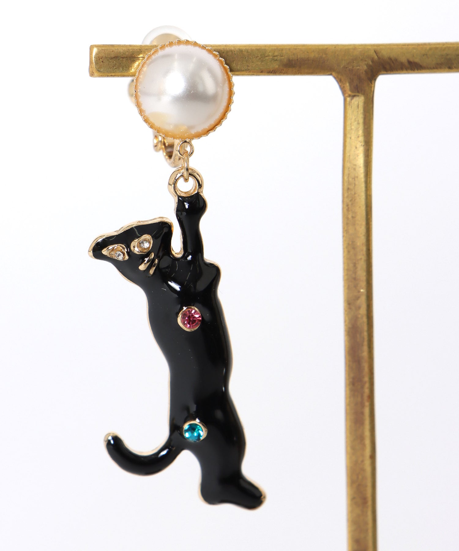 エポ猫アシメイヤリング