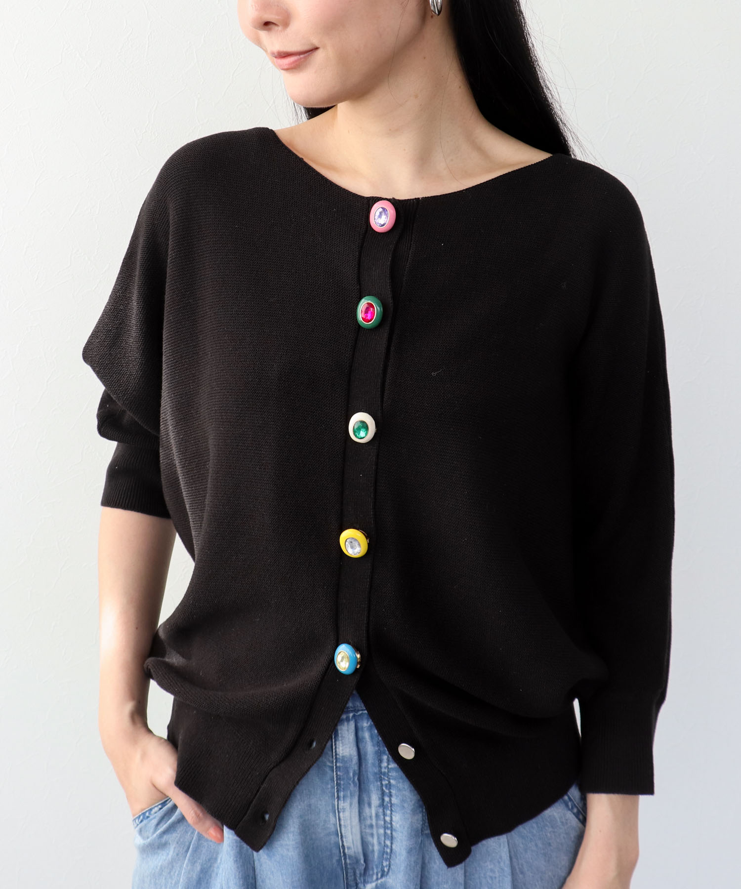 オーバルビジュボタンカバー