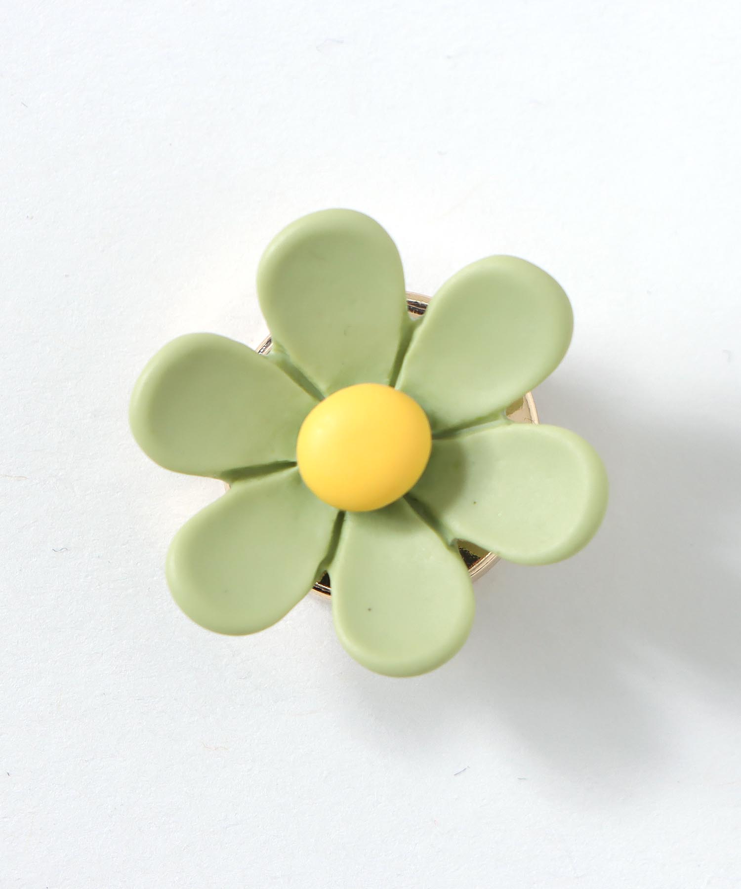 パステルフラワーボタンカバー