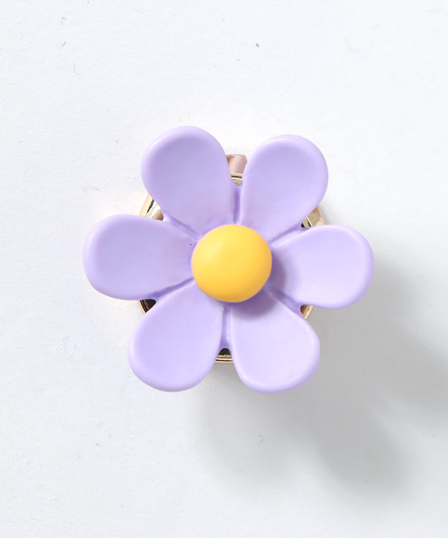 パステルフラワーボタンカバー