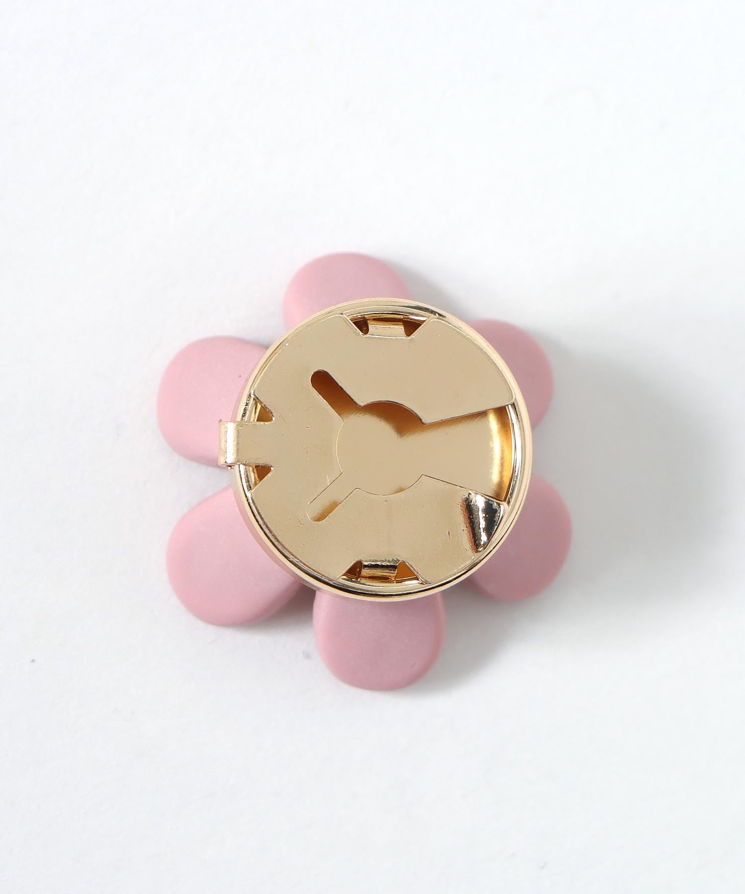 パステルフラワーボタンカバー