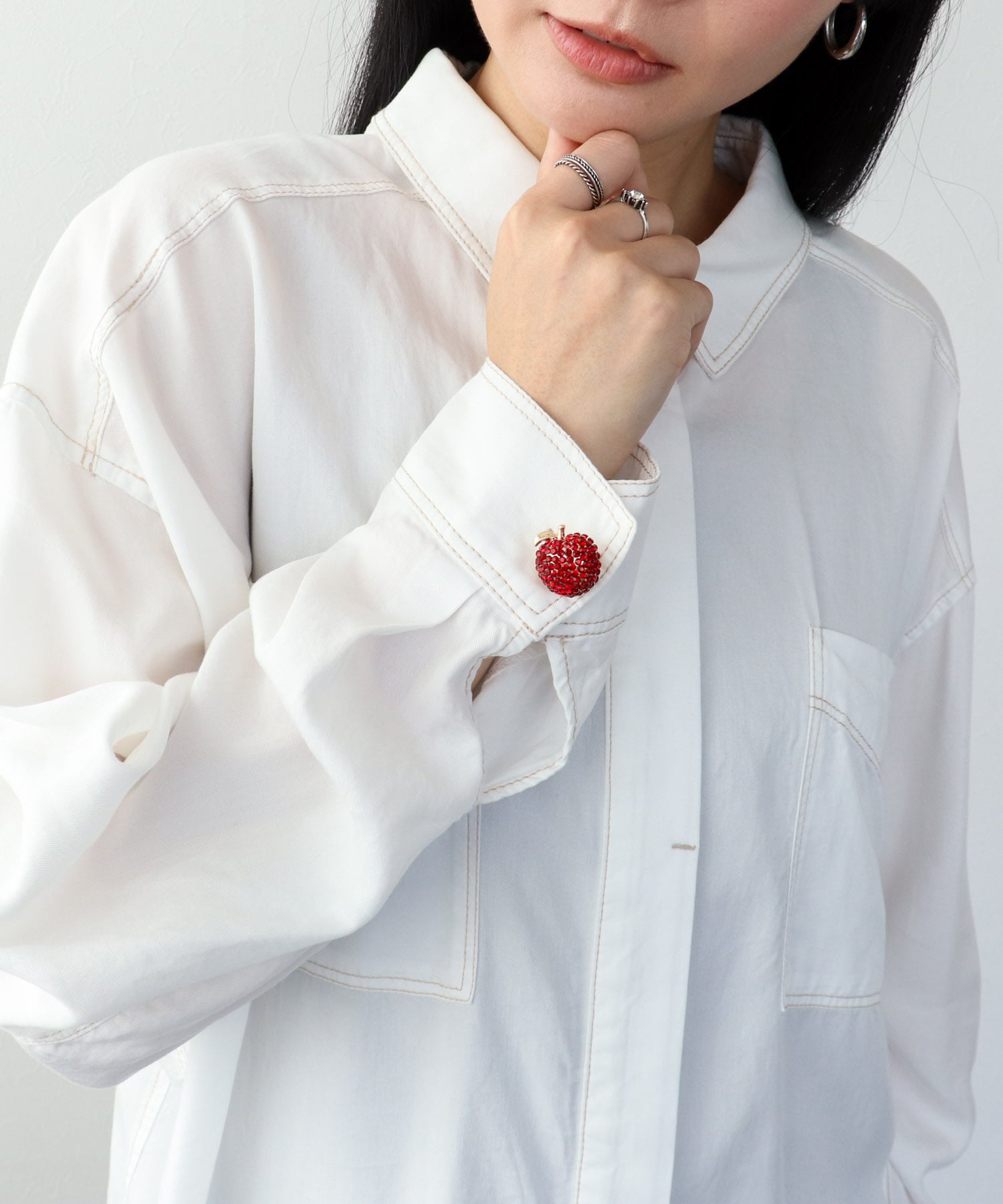 アップルボタンカバー