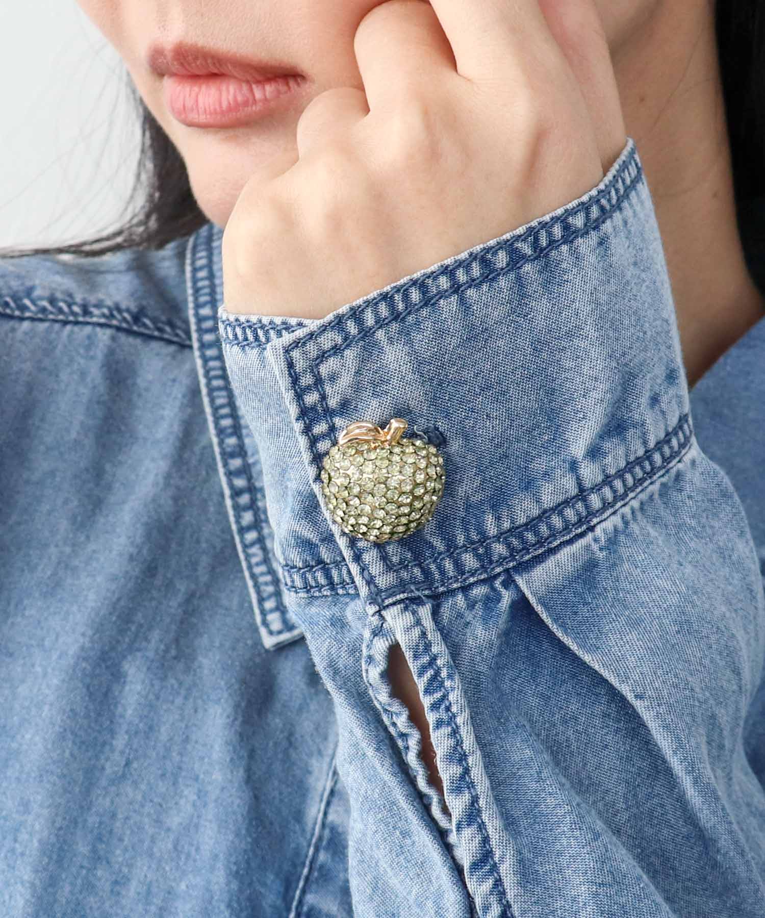 アップルボタンカバー