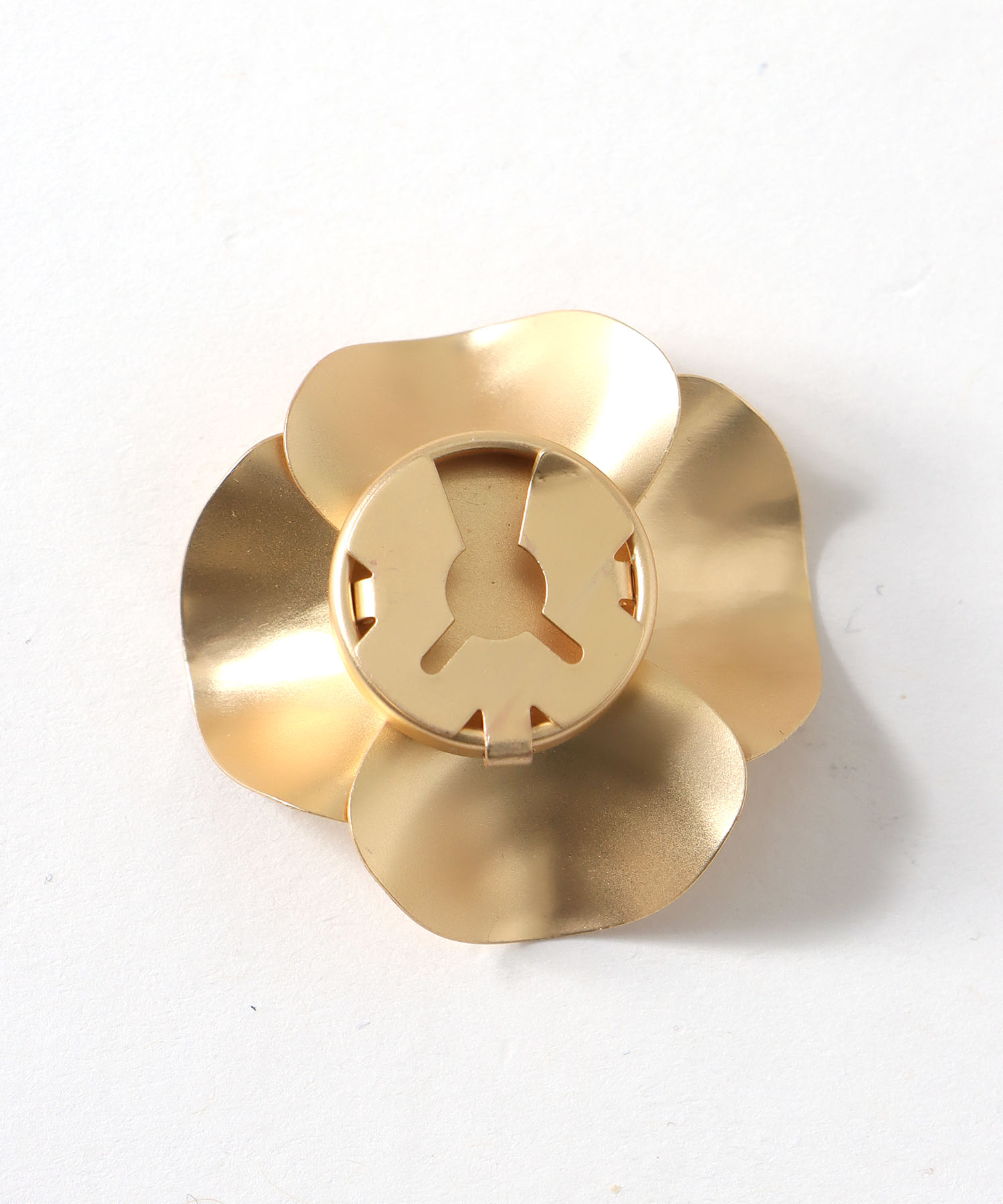 マットフラワーボタンカバー