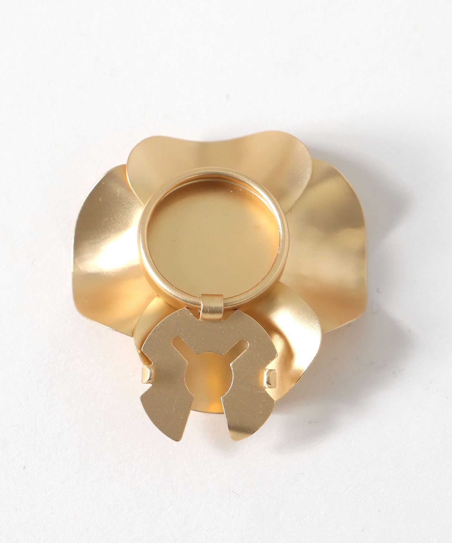 マットフラワーボタンカバー