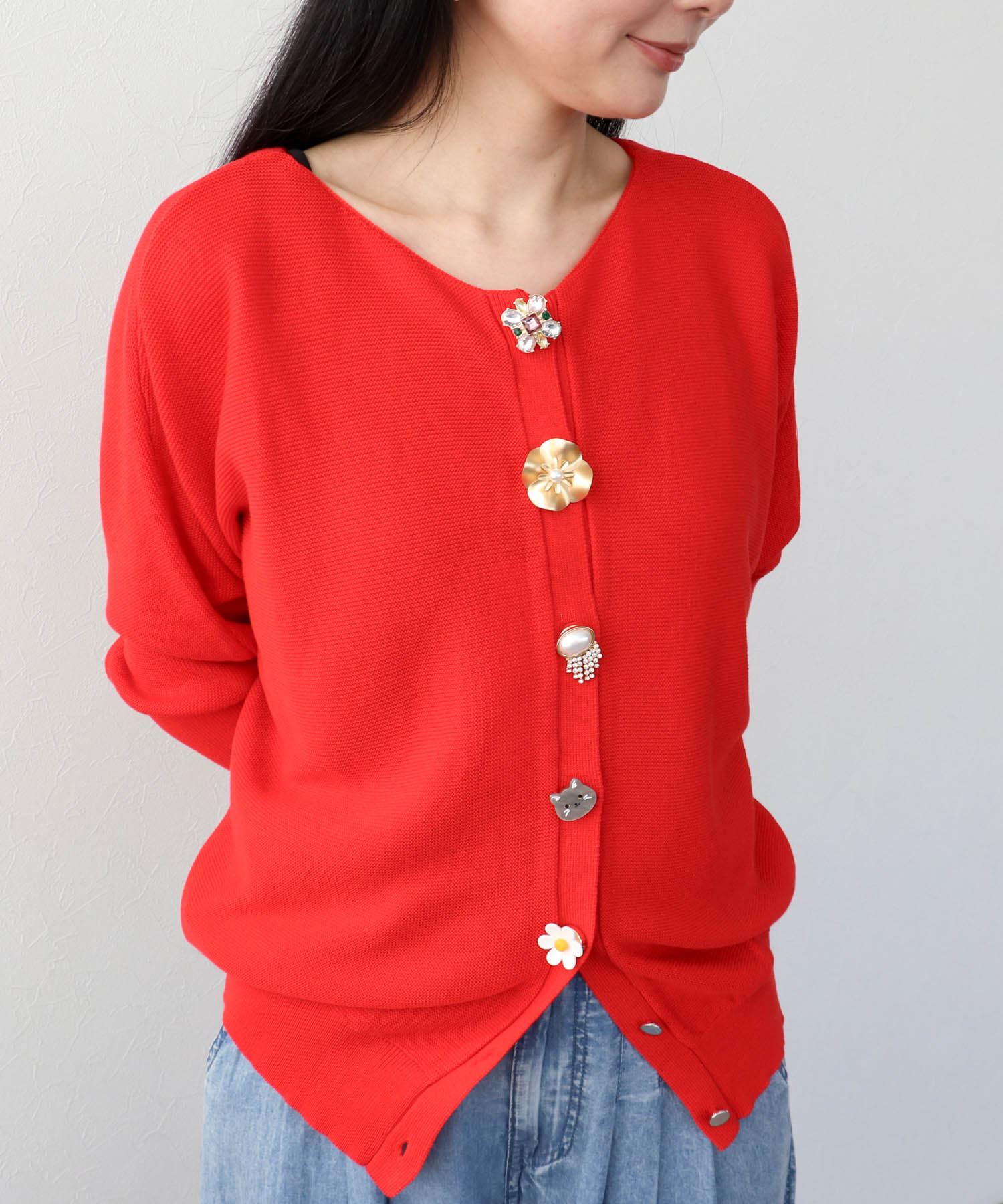 オーバルパールボタンカバー