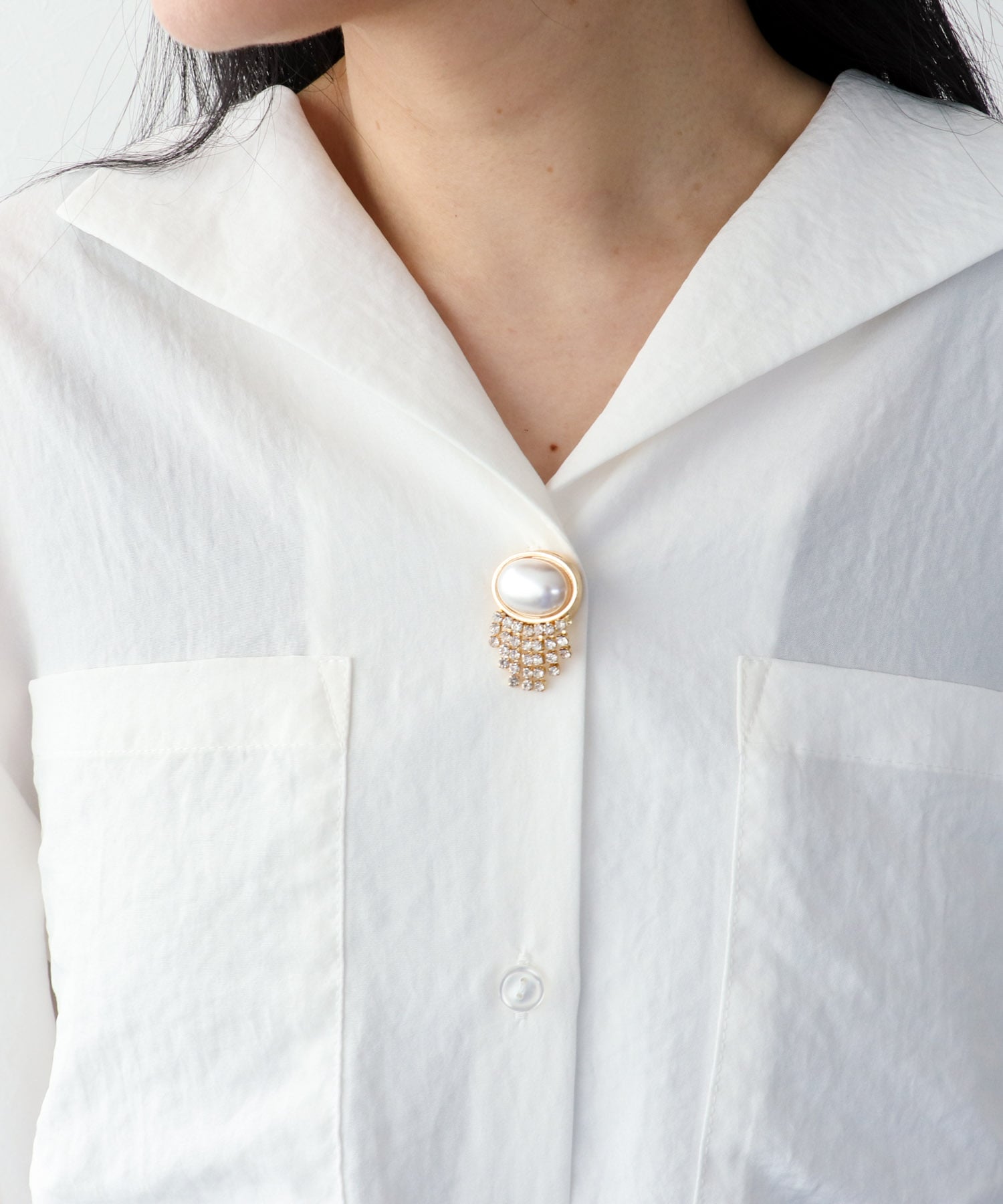 オーバルパールボタンカバー