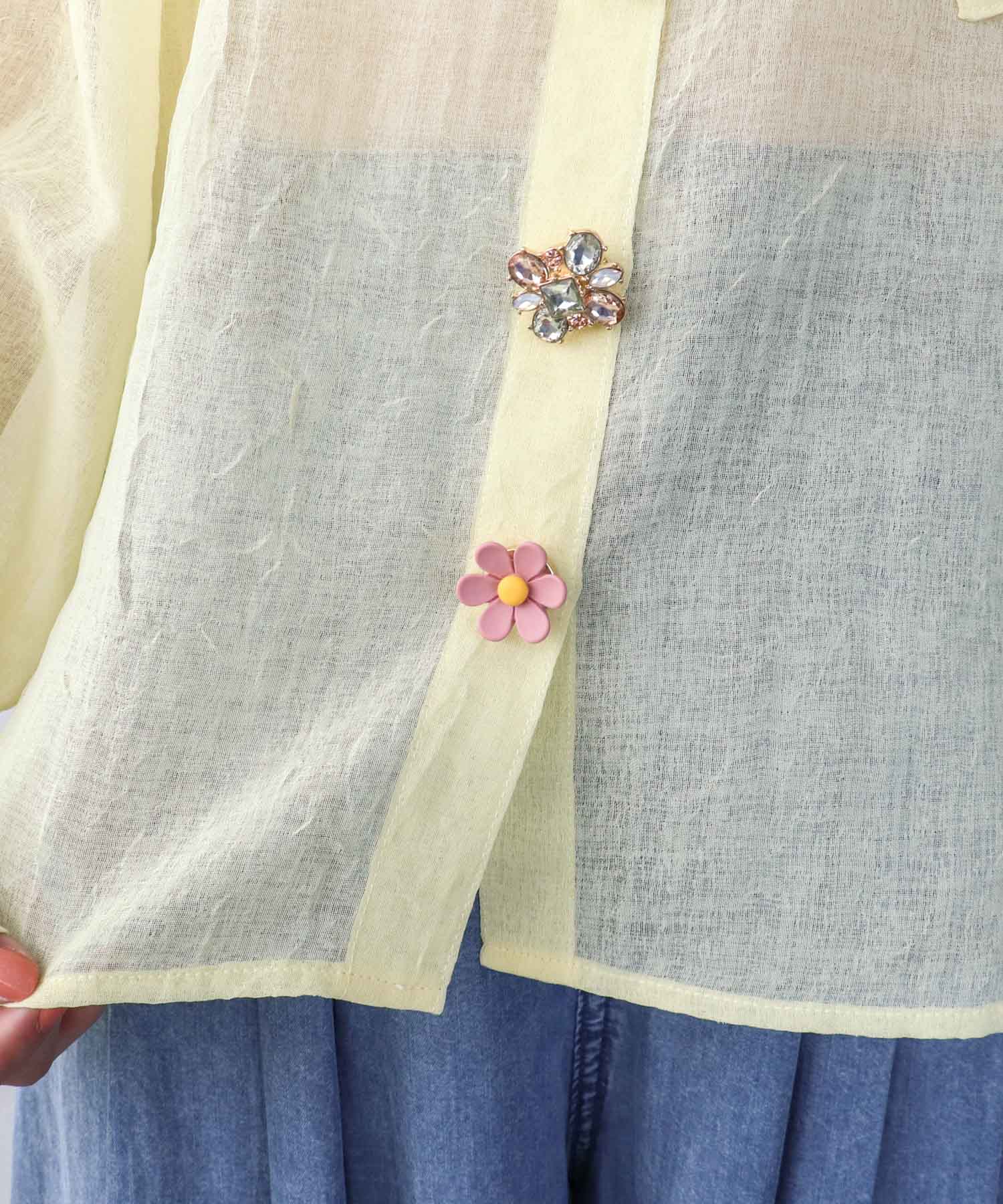 MIXビジュボタンカバー