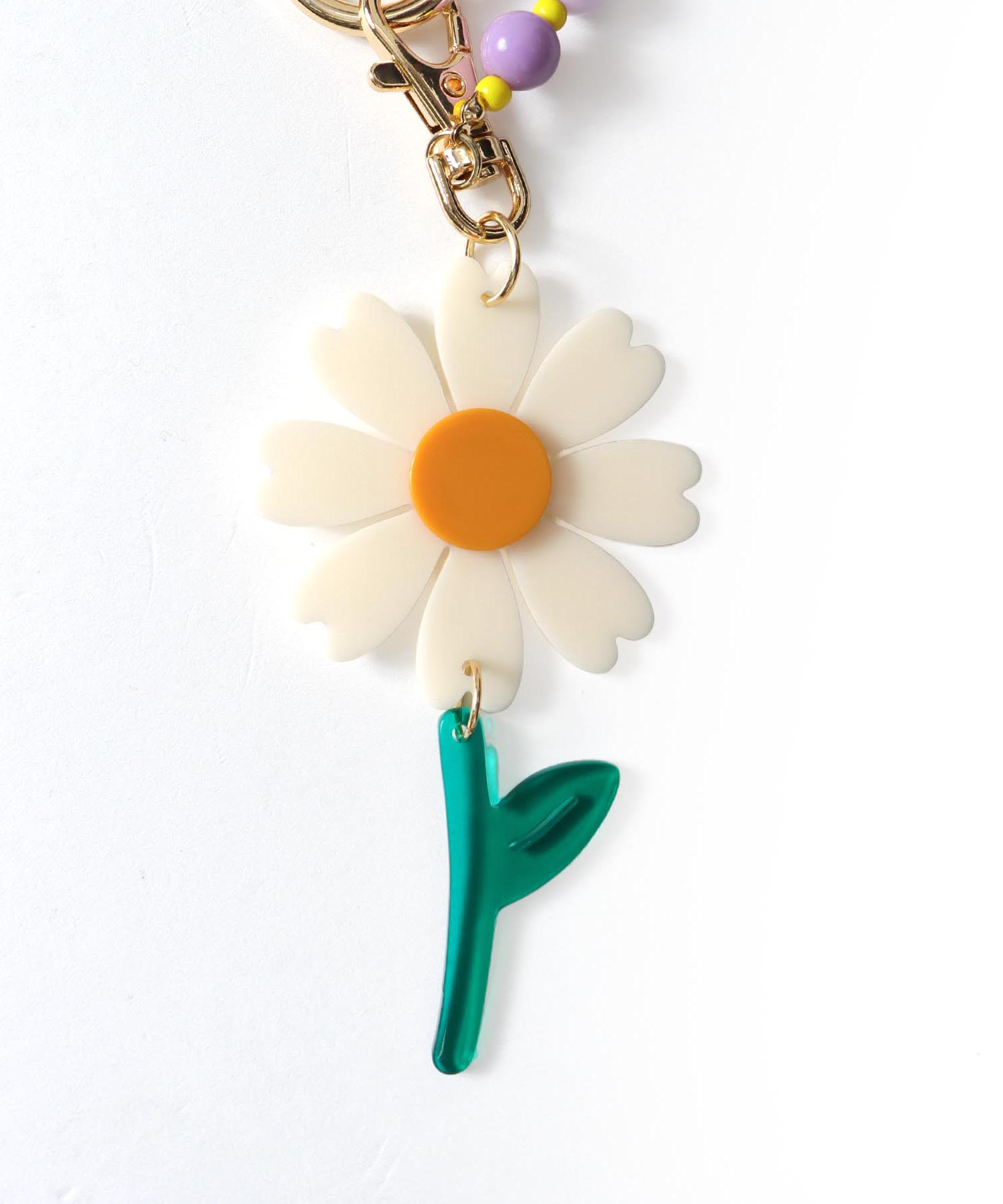 アクリルフラワーBAGチャーム