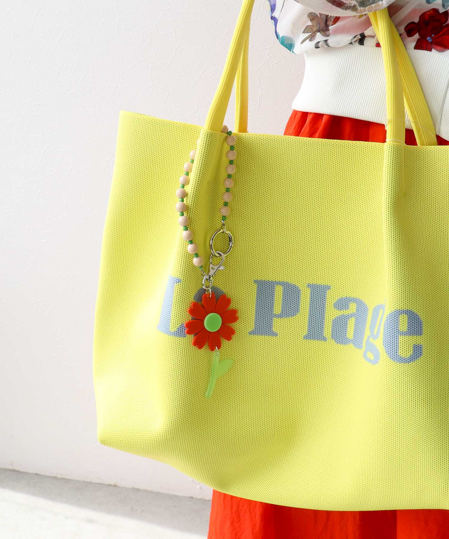 アクリルフラワーBAGチャーム