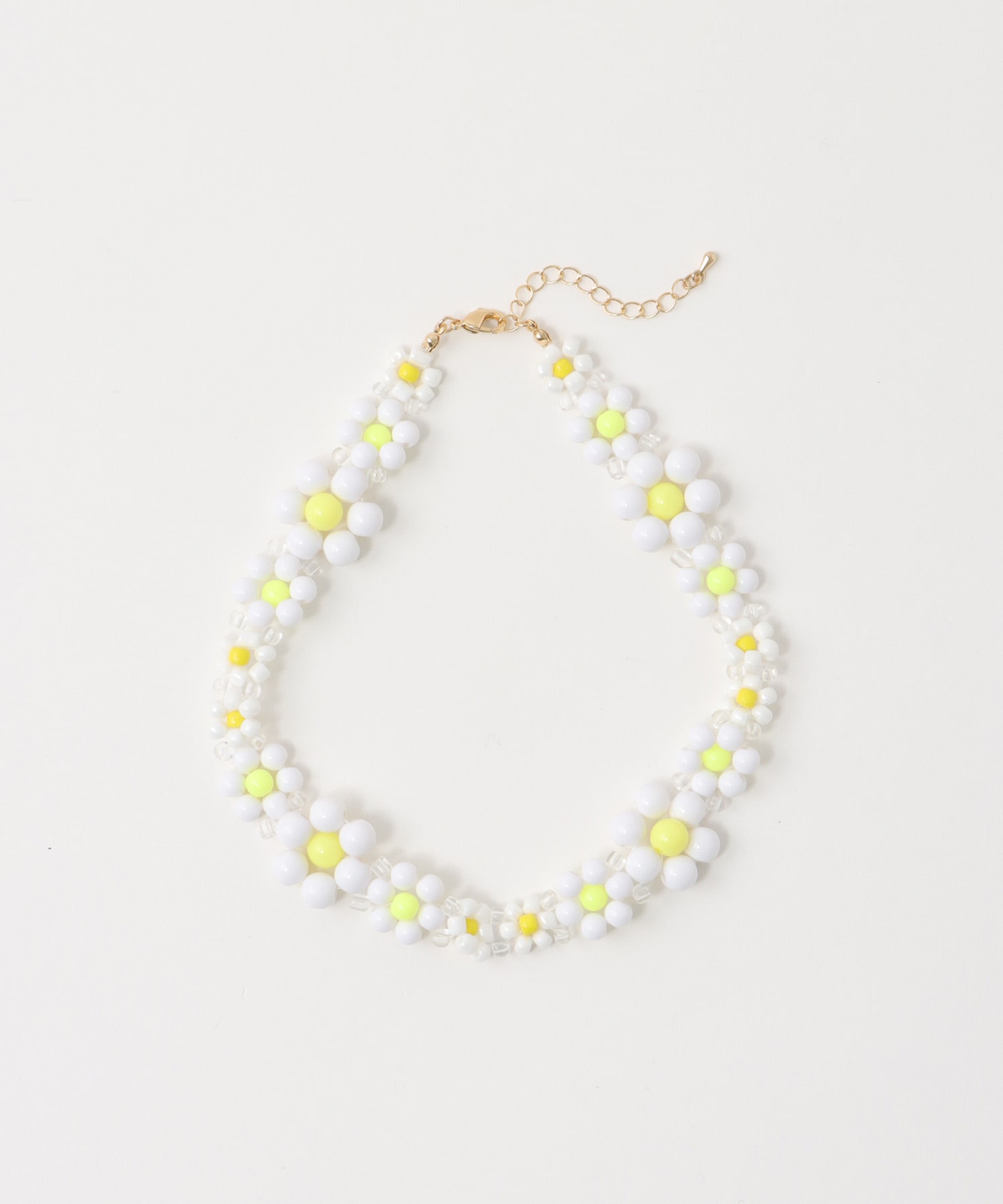 フラワービーズチョーカー