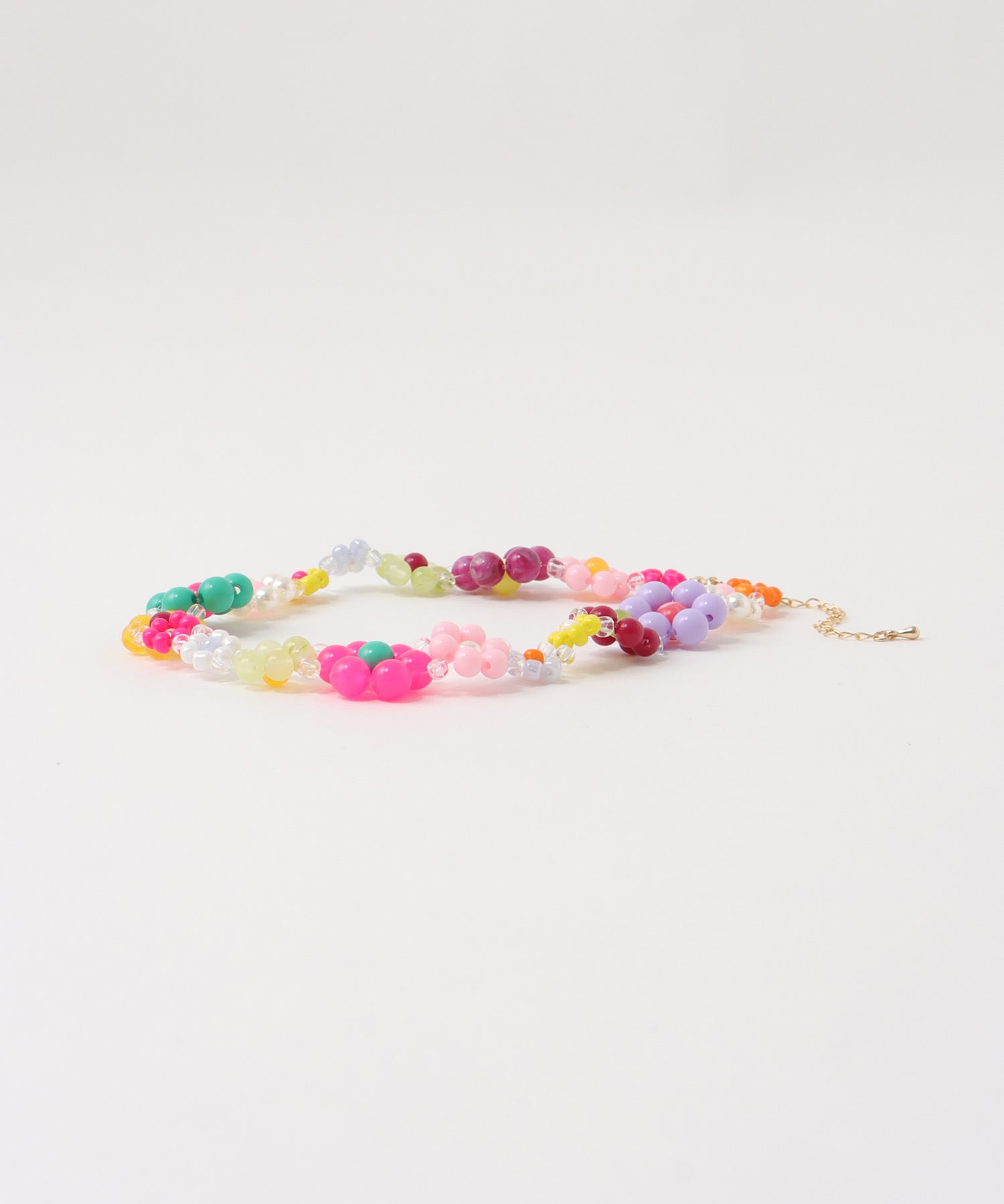 フラワービーズチョーカー