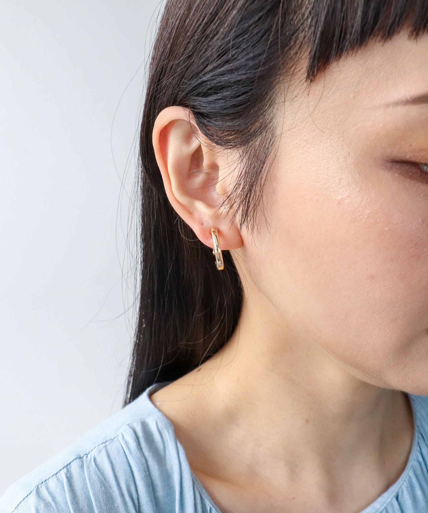 マルチビジュアクリルフラワーイヤリング