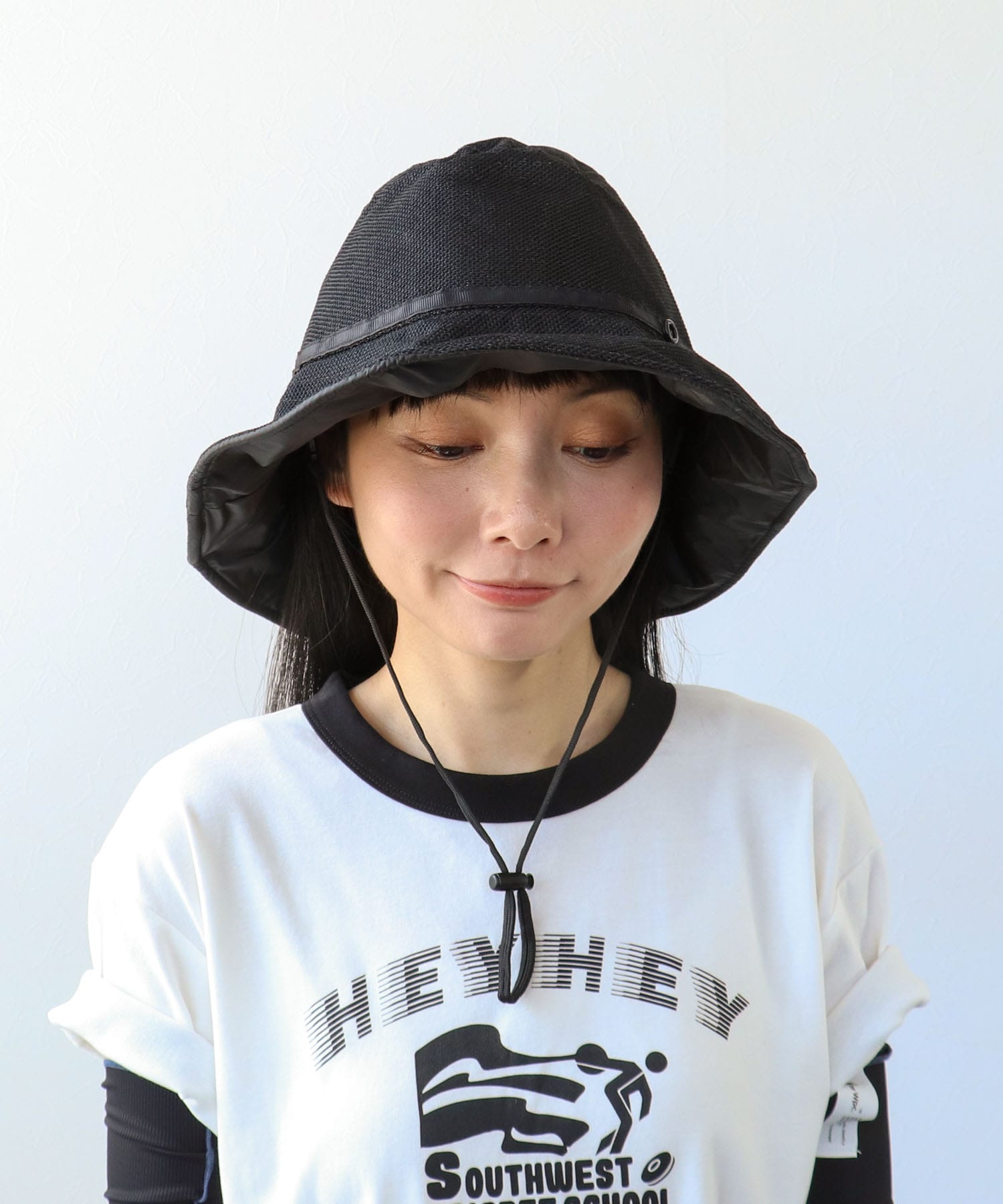 【Wpc.】UVカット接触冷感クロッシェHAT