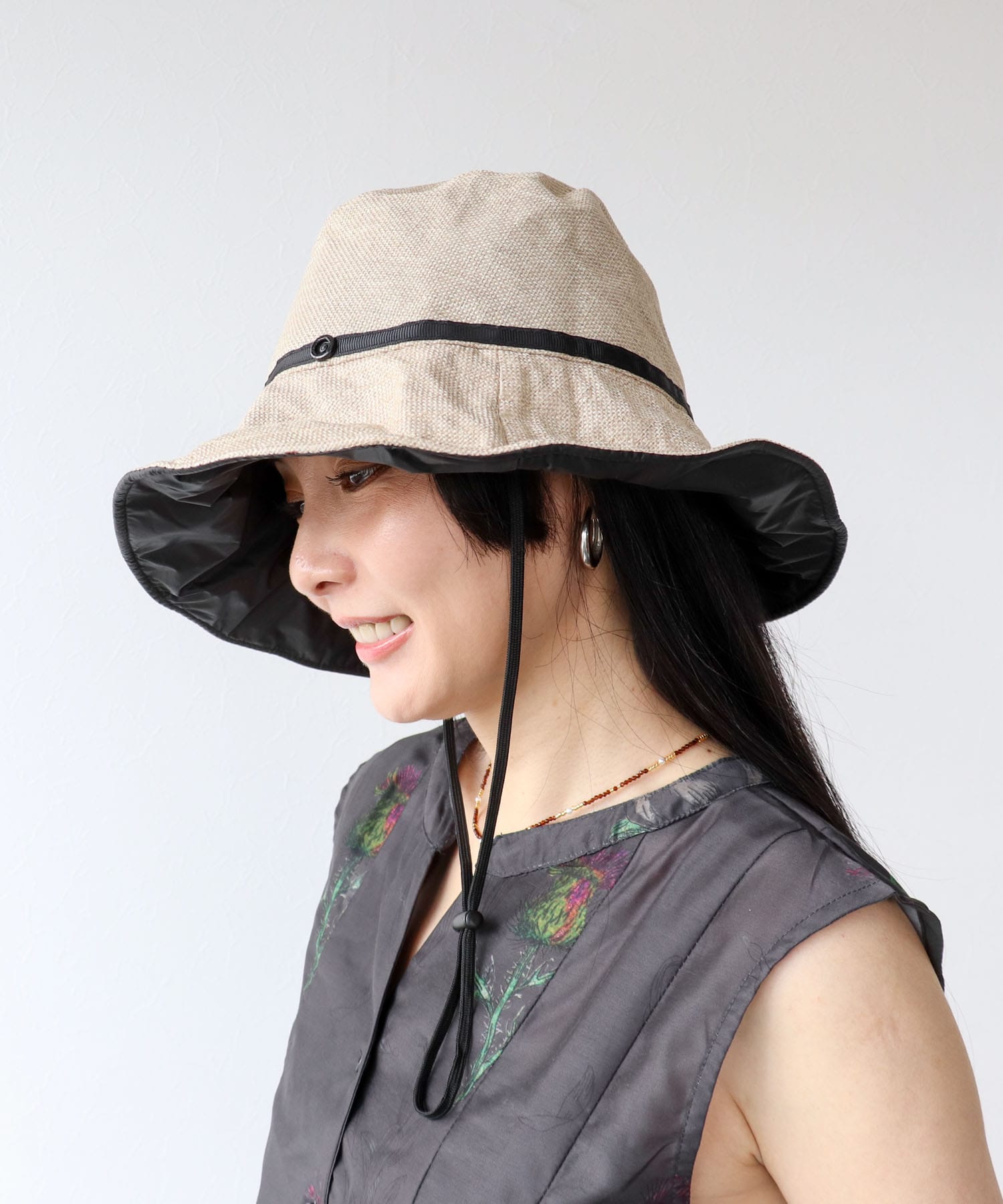 【Wpc.】UVカット接触冷感クロッシェHAT