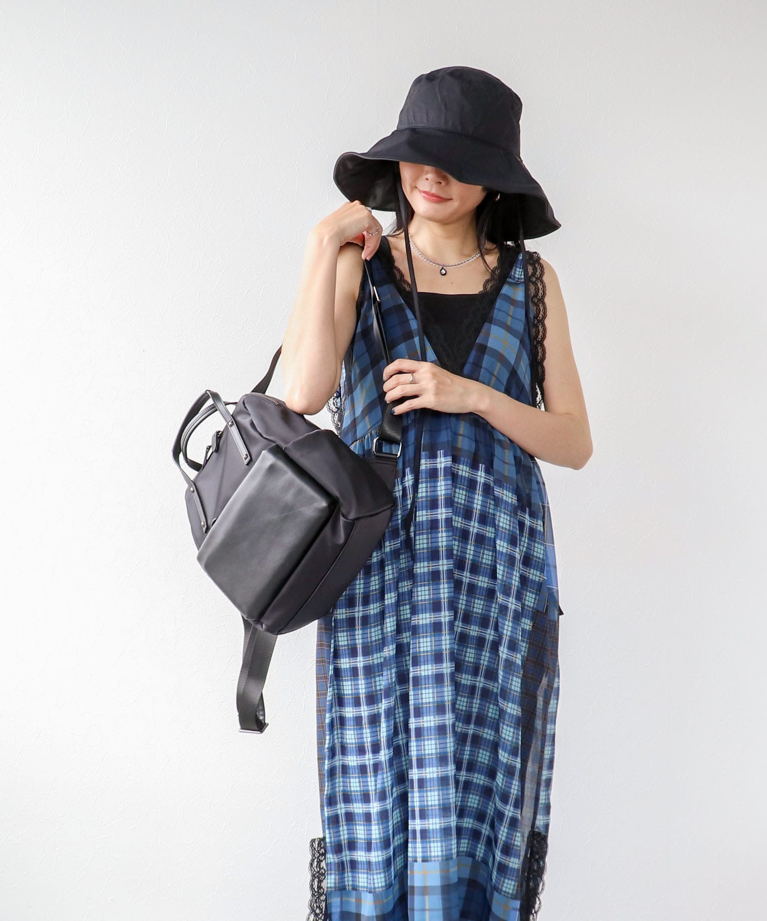 【Wpc.】UVカット接触冷感つば広HAT