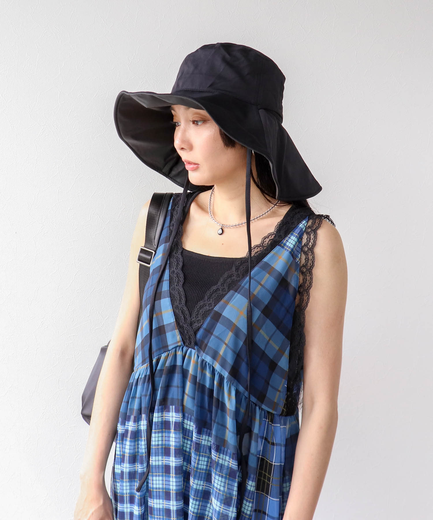 【Wpc.】UVカット接触冷感つば広HAT